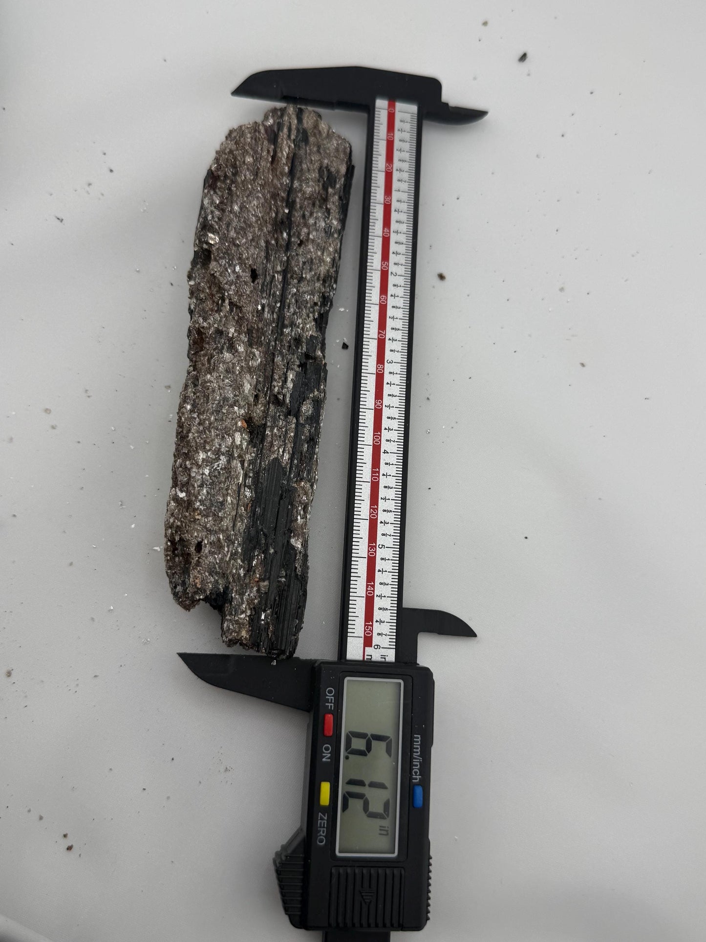 Black Tourmaline with Mica, Raw Black Tourmaline, Tourmaline mineral, Raw Crystal Specimen, Crystal Gifts, Home Decor