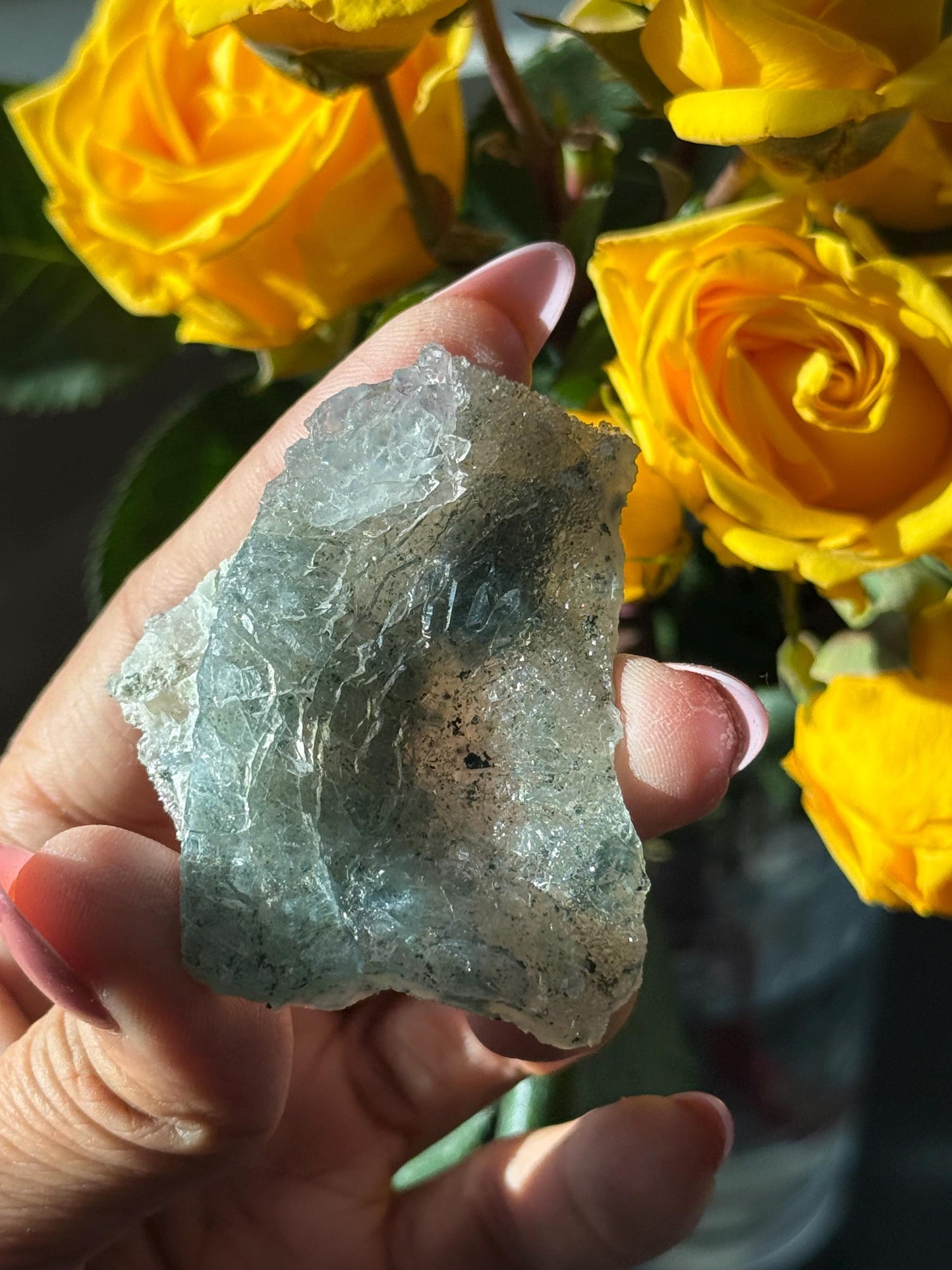 Flower Amethyst Zeolight, Green Zeolight, Natural Raw Ameythst, Amethyst Flower, Zeolight Raw Crystal Mineral, Crystal Gifts, MINI