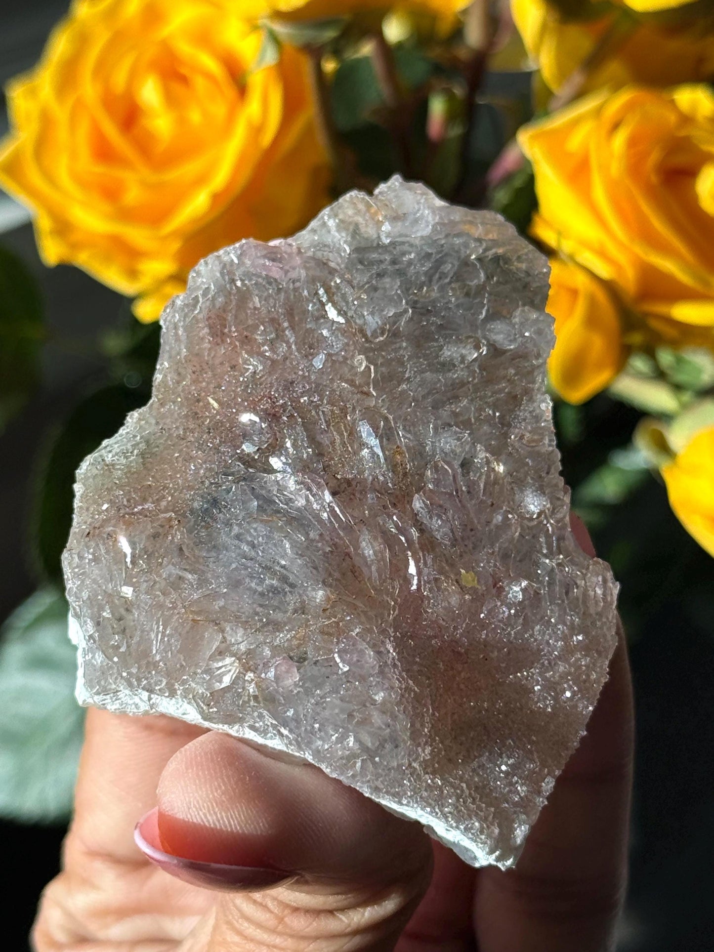 Flower Amethyst Zeolight, Amethyst Geode Cluster, Natural Raw Ameythst, Amethyst Flower, Zeolight Raw Crystal Mineral, Crystal Gifts, Fossil