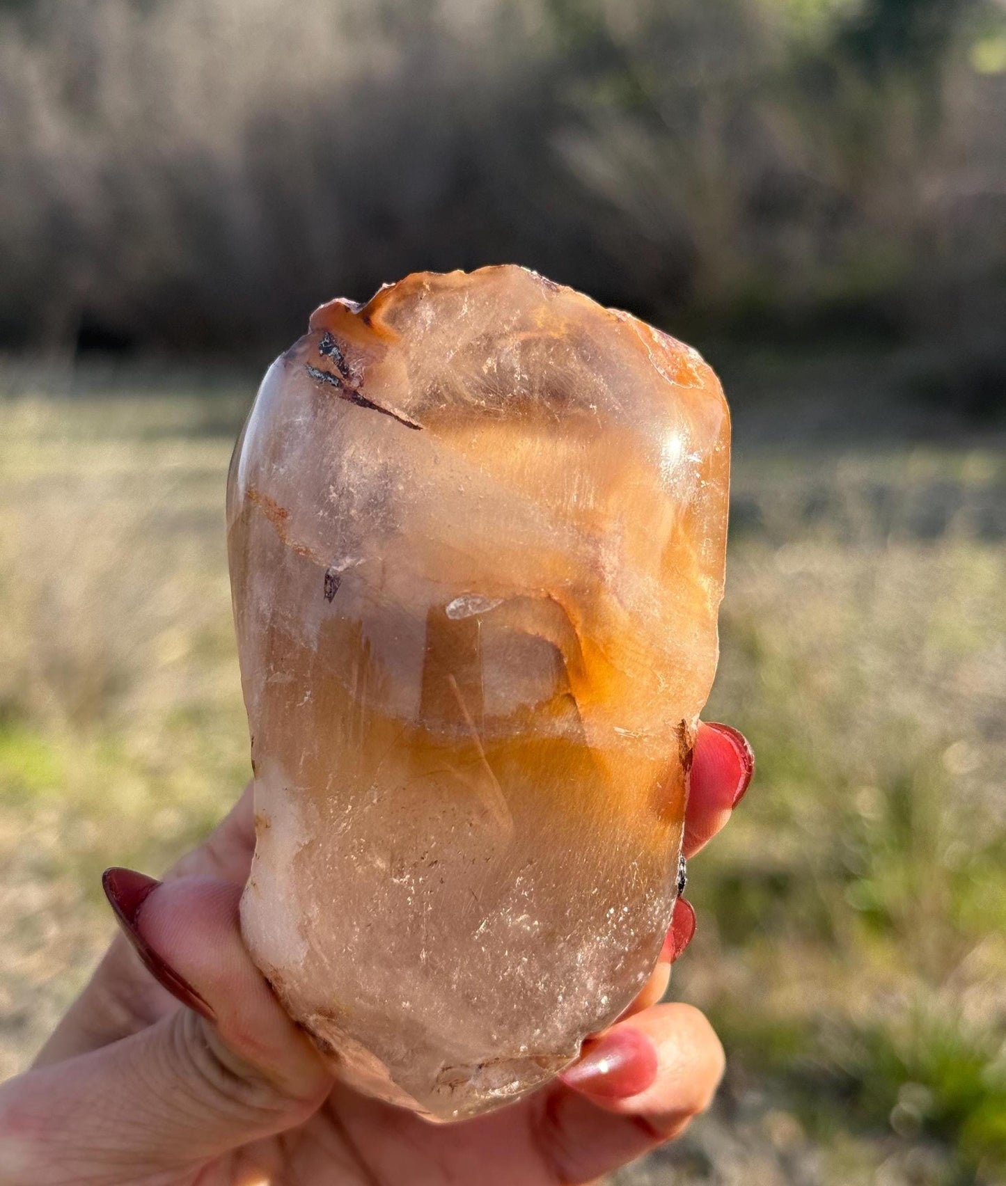 Amphibole Quartz, Rabbit hair quartz, gemstones and crystals