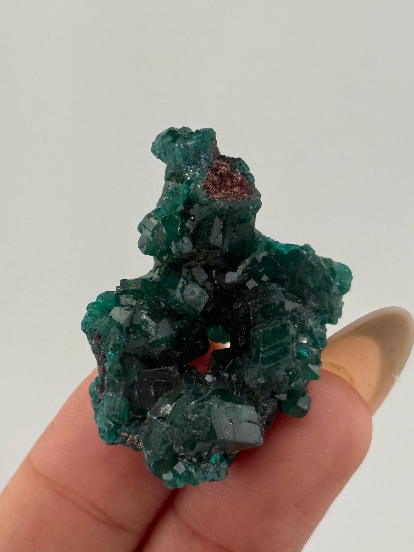 Dioptase, Natural Raw Dioptase, Dioptase from Republic of the Congo, Fossils and Minerals,