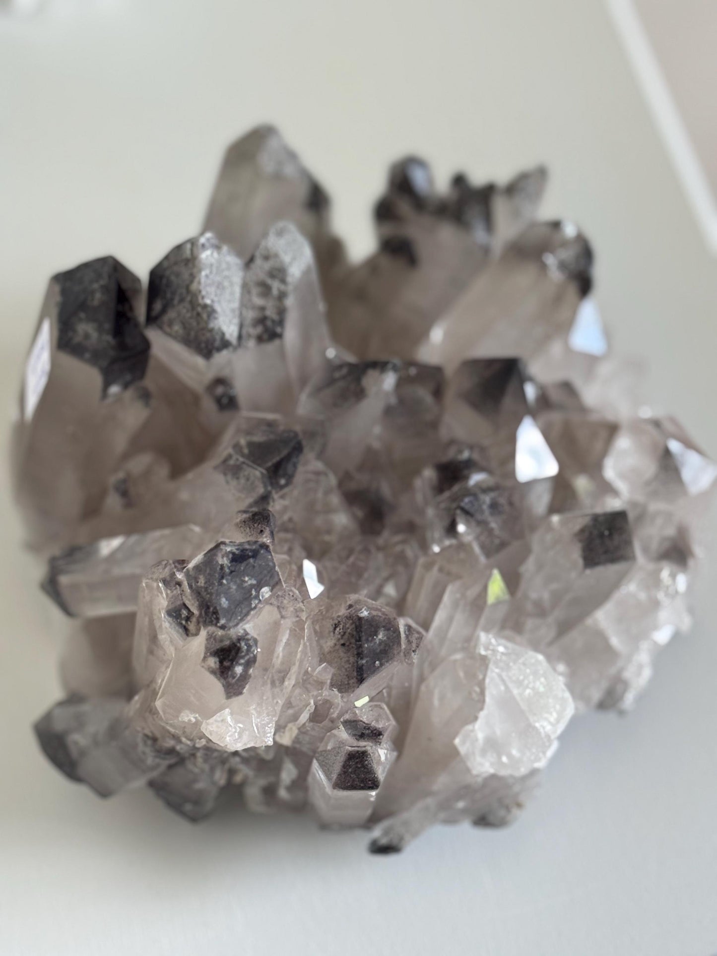 Black lithium quartz, Raw Clear Quartz, Authentic Clear Quartz, Natural Black lithium, Natural Specimen, Raw Collector Crystal, 9.9 Lbs