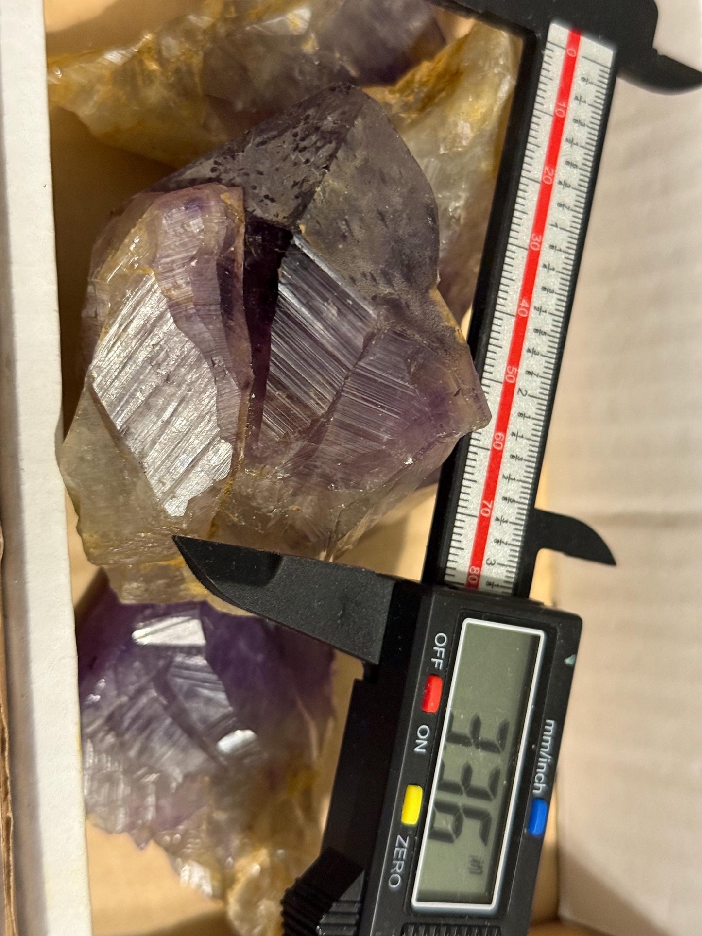 Congo Amethyst Box, Raw Congo Amethyst , Amethyst, Congo Amethyst Root, Crystal Lot, Crystal Wholesale