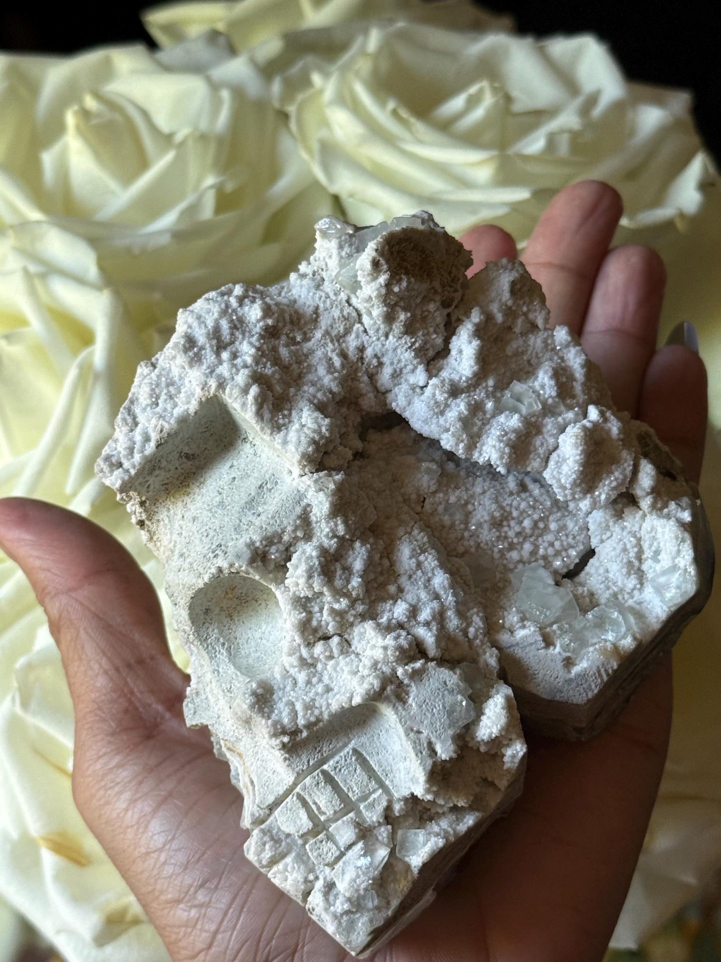 Fluorite Skull, Unique Crystal Fluorite Skull, Green Hexagonal Fluorite Skull, Crystal Skulls, Metaphysical Gifts, Crystal Gifts