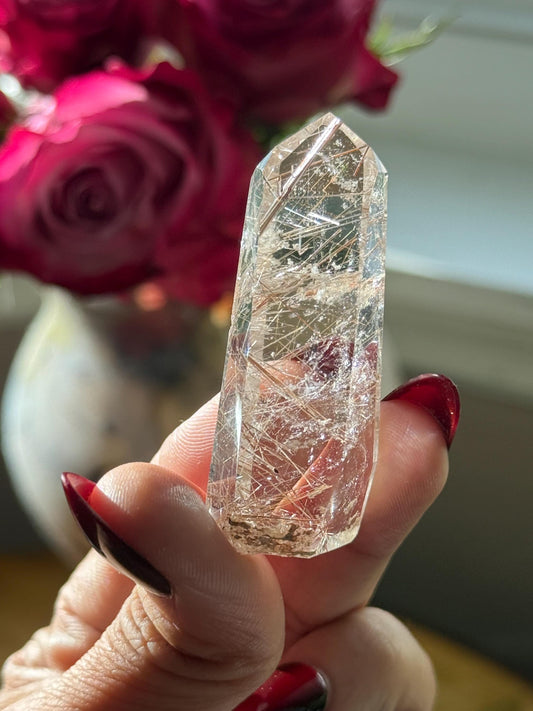 Silver & Copper Rutile Quartz, Rutilated Quartz, Copper Rutile Quartz, Silver rutilated quartz, Crystals, Crystal Gifts, SMALL