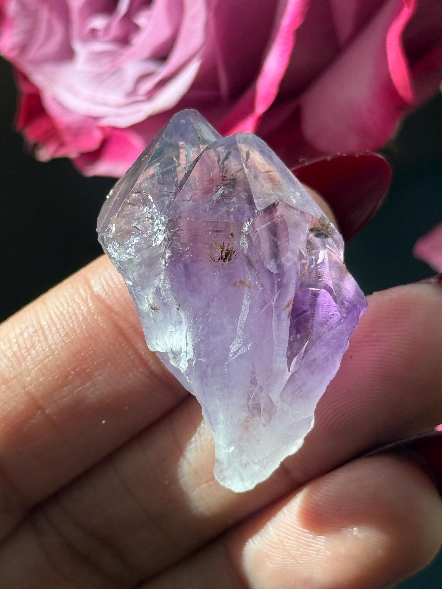 Adorable Twin Amethyst Roots, Amethyst Dragons Tooth, Raw Amethyst, Crystals for wire wrapping, Crystal Jewelry, Crystal Wholesale