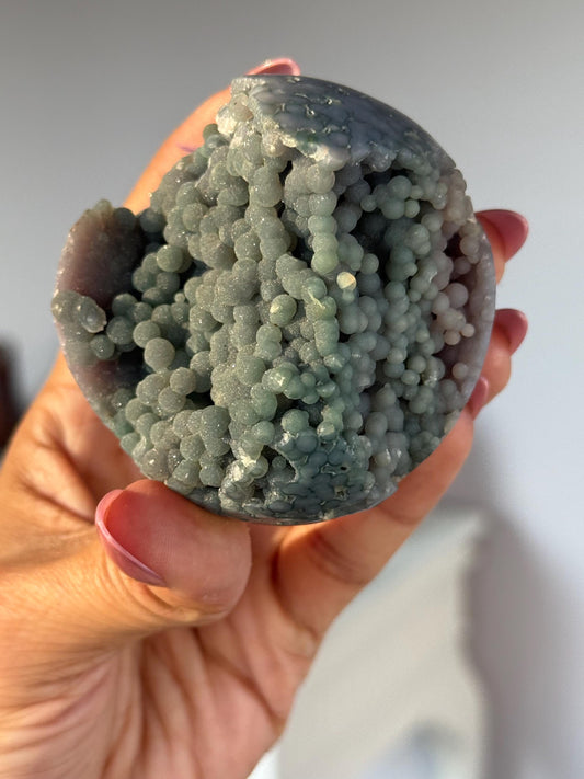Grape Agate, Botryoidal Chalcedony, Grape Agate Cluster, Purple Chalcedony, Healing Crystals