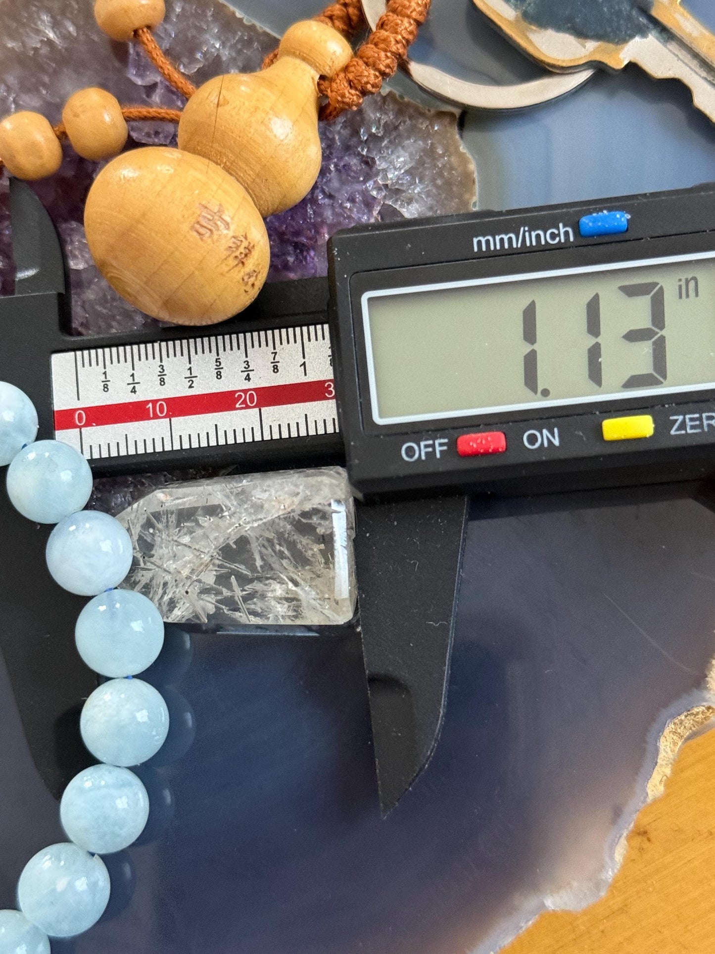 Mini Silver Rutile Quartz, Silver Rutilated Quartz, Inclsuion Quartz