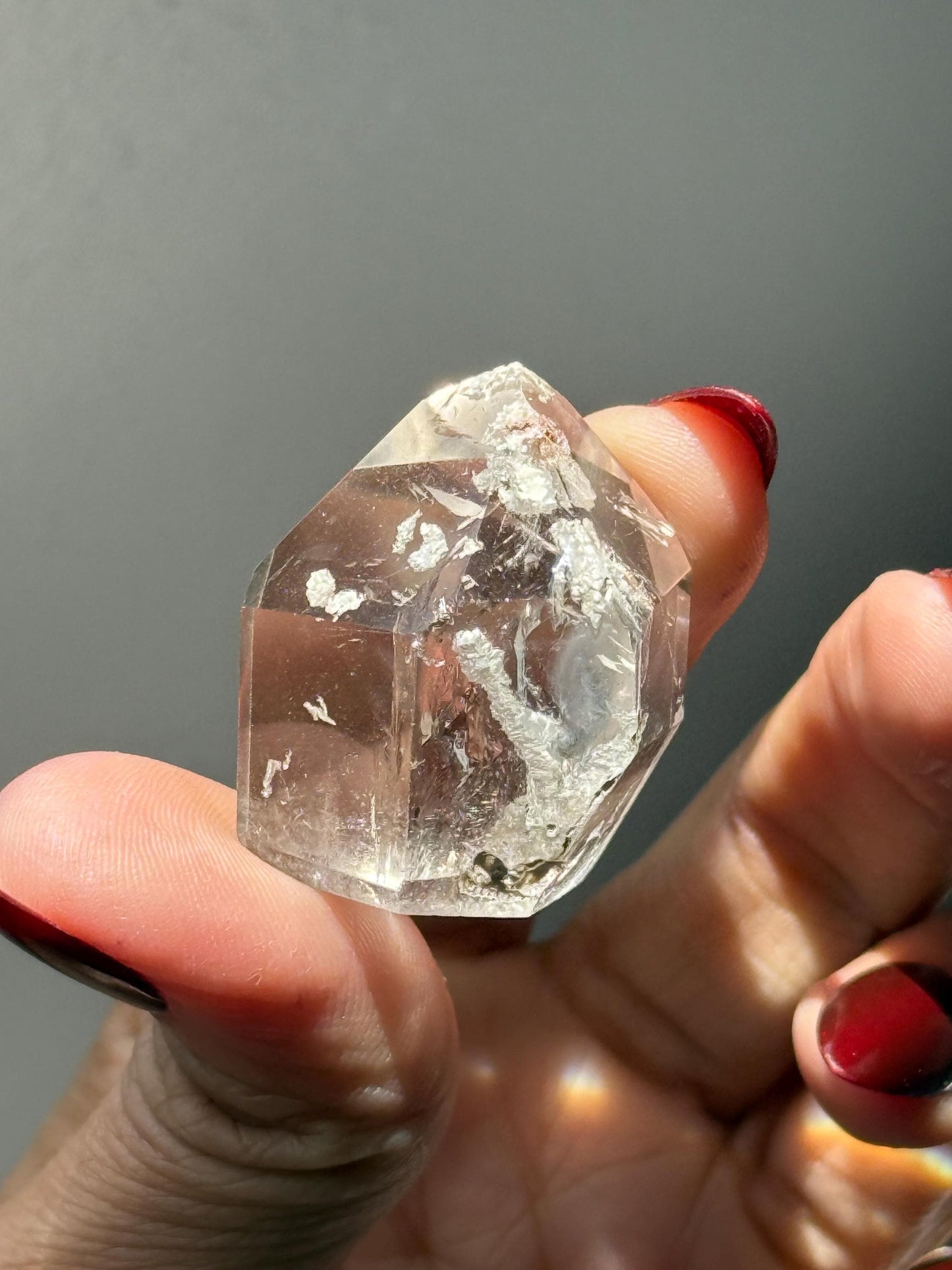 Lumerian Clear Quartz Point, High Quality Garden Quartz, Inclsuion Quartz, Mini Size