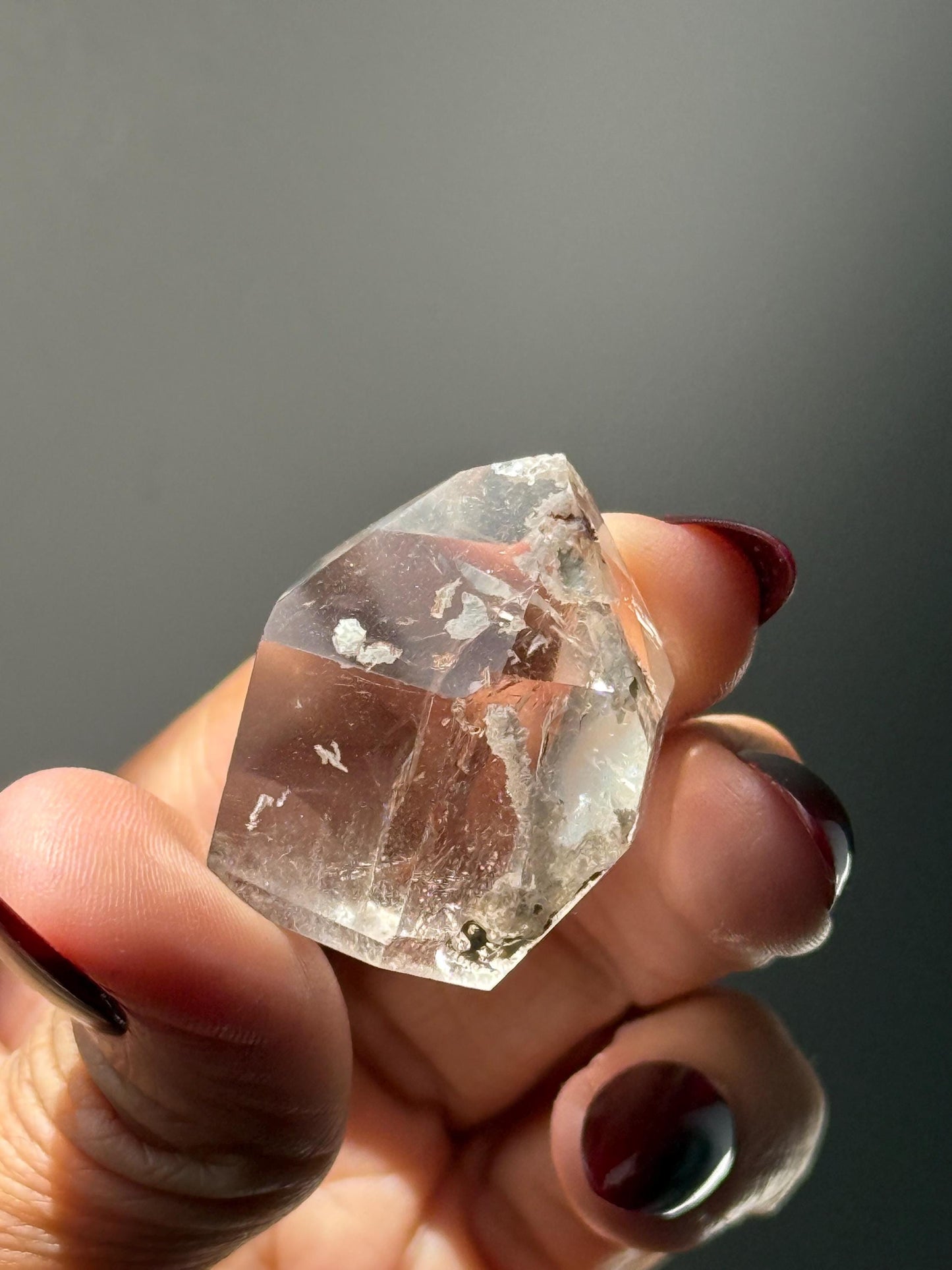 Lumerian Clear Quartz Point, High Quality Garden Quartz, Inclsuion Quartz, Mini Size