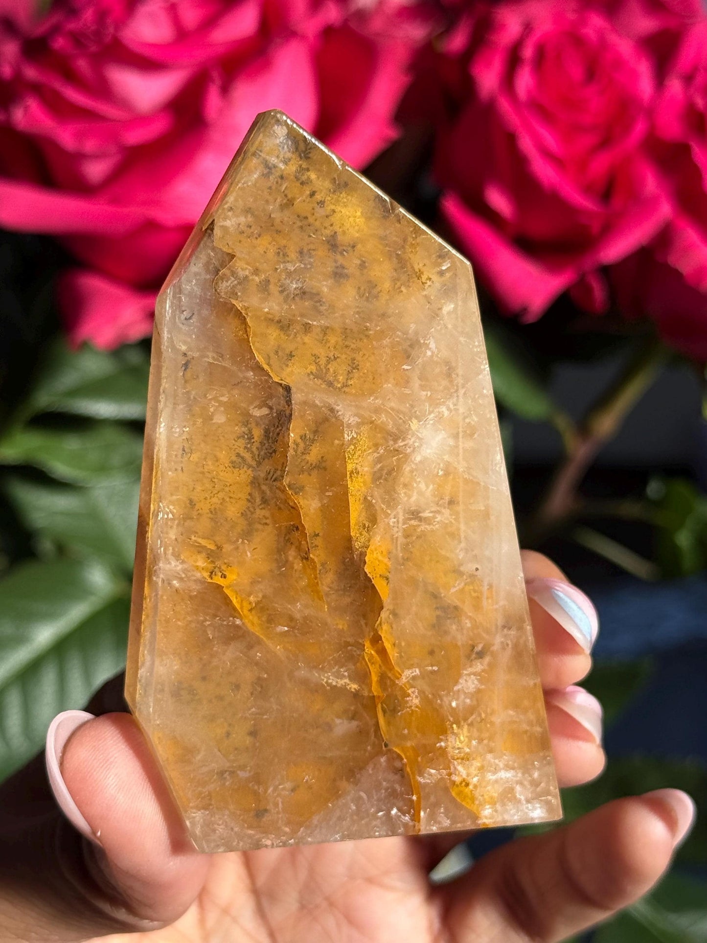 Dendritic Quartz, Girasol Quartz With Dendrites, Dendritic, Crystal Gifts