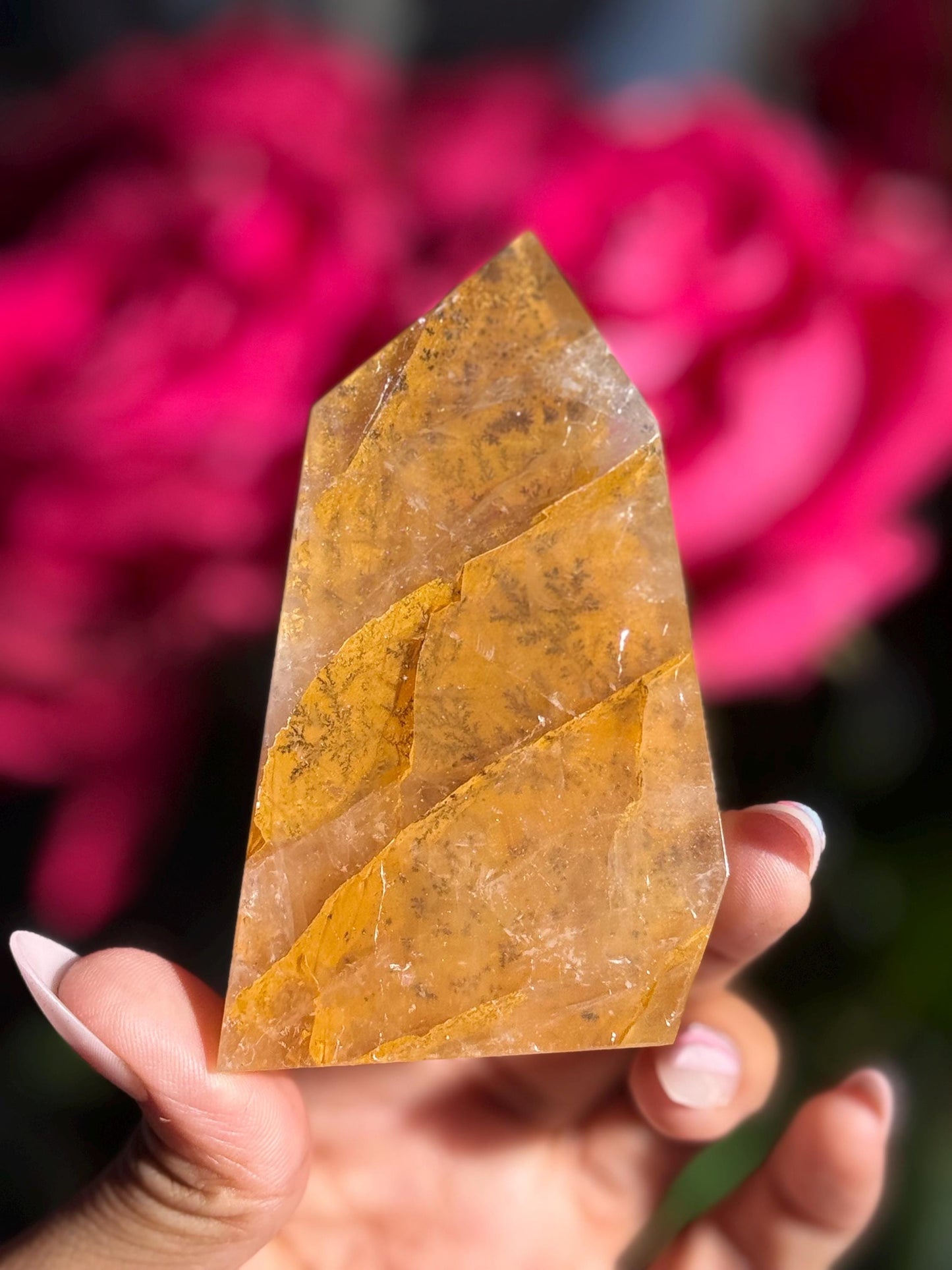 Dendritic Quartz, Girasol Quartz With Dendrites, Dendritic, Crystal Gifts