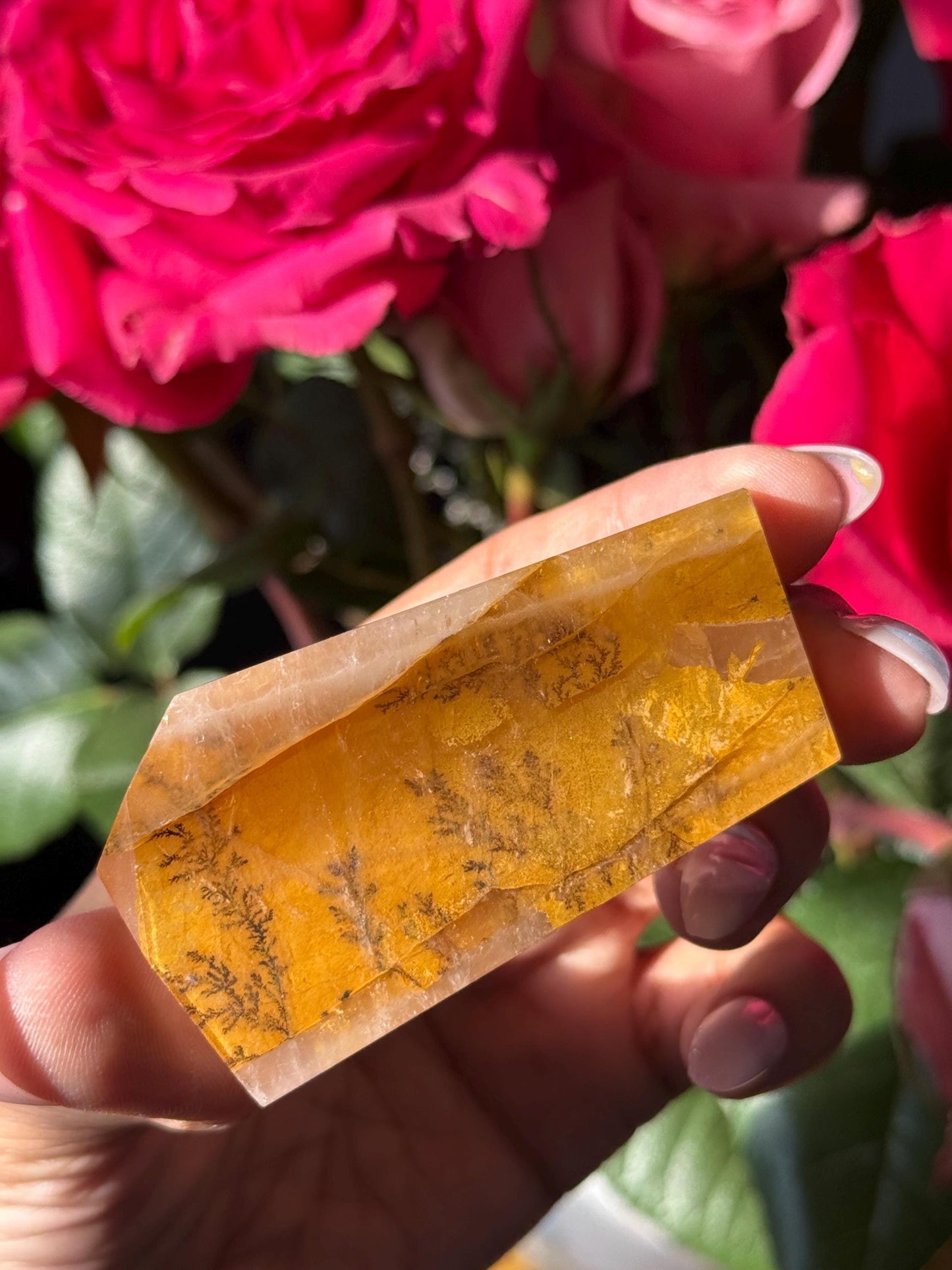 Dendritic Quartz, Girasol Quartz With Dendrites, Dendritic, Healing Crystals, Crystals, Crystals Gift, Metaphysical Crystals 65 mm