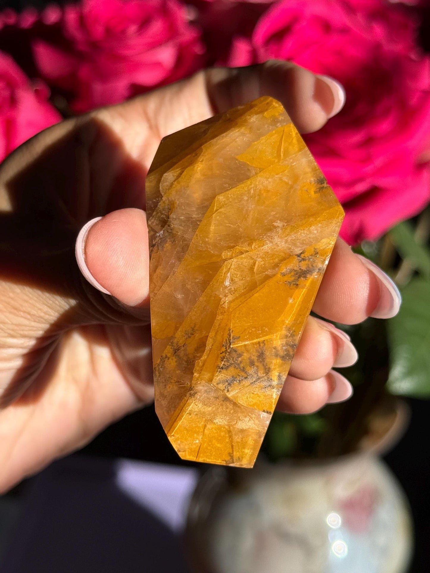 Dendritic Quartz, Girasol Quartz With Dendrites, SMALL