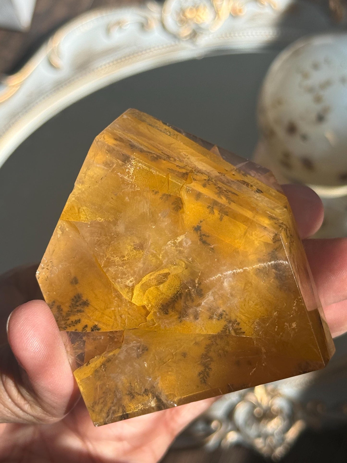 Dendritic Quartz, Girasol Quartz With Dendrites, Dendritic, Crystal Gifts