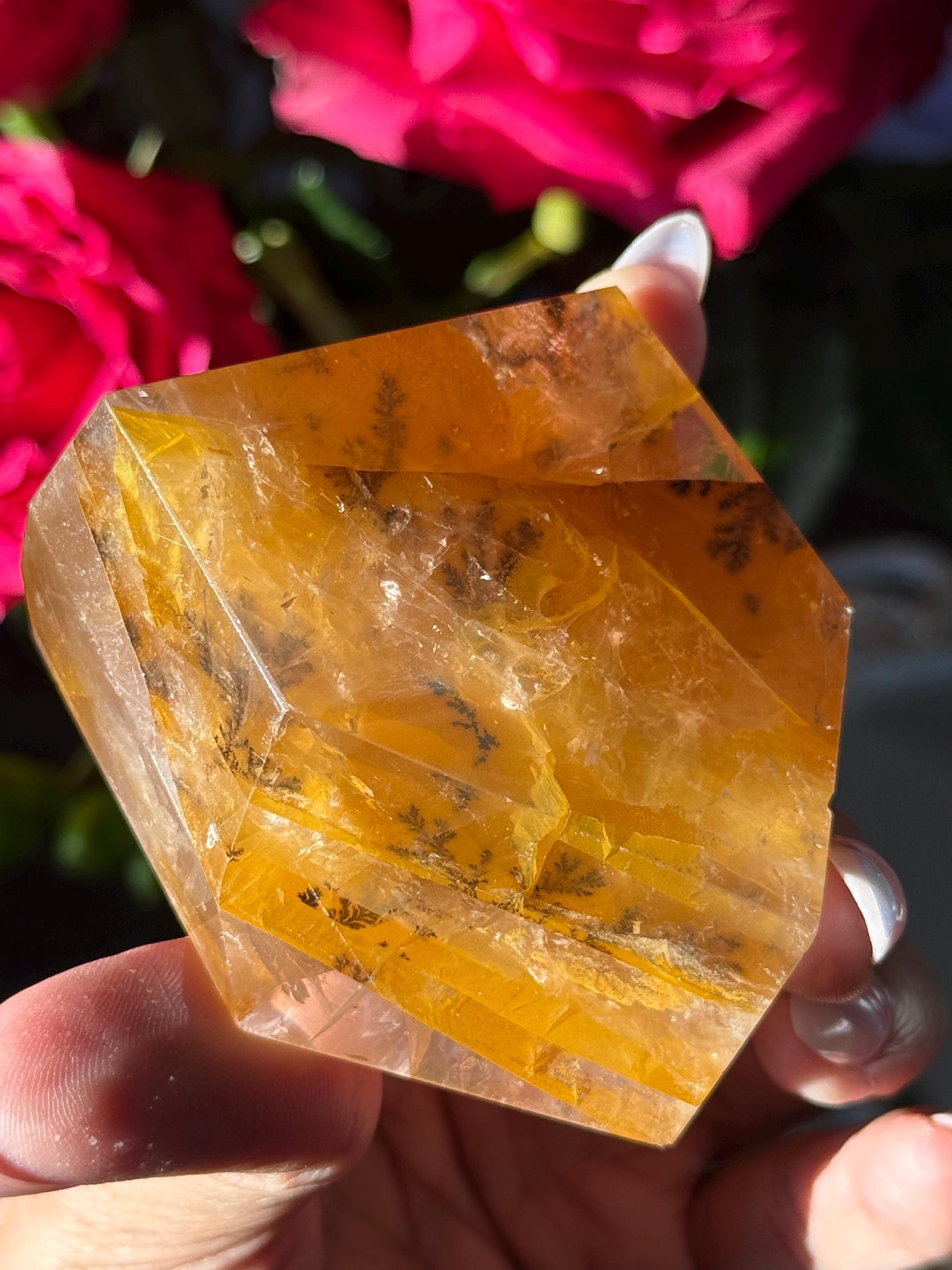 Dendritic Quartz, Girasol Quartz With Dendrites, Dendritic, Crystal Gifts