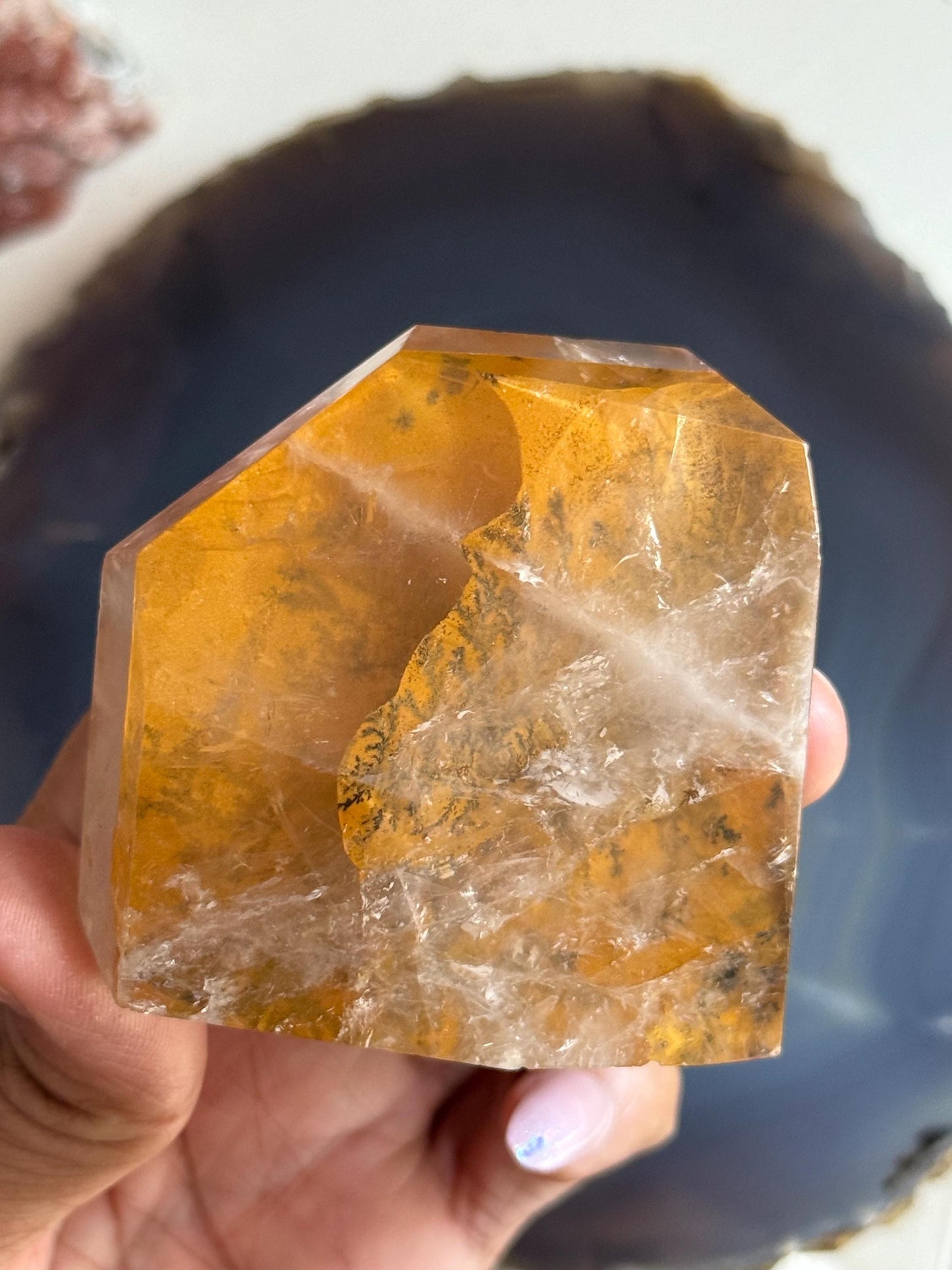 Dendritic Quartz, Girasol Quartz With Dendrites, Dendritic, Crystal Gifts