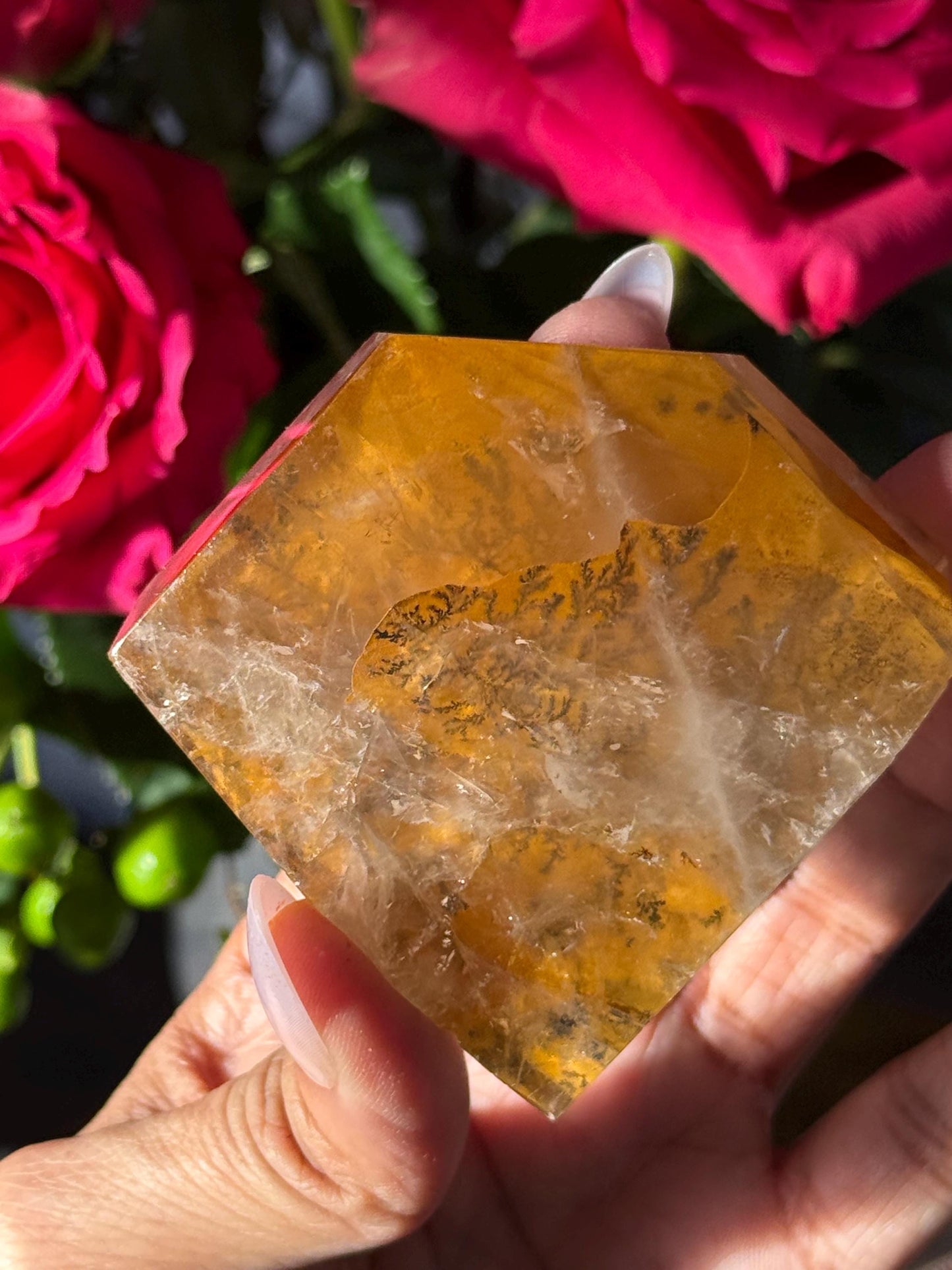 Dendritic Quartz, Girasol Quartz With Dendrites, Dendritic, Crystal Gifts