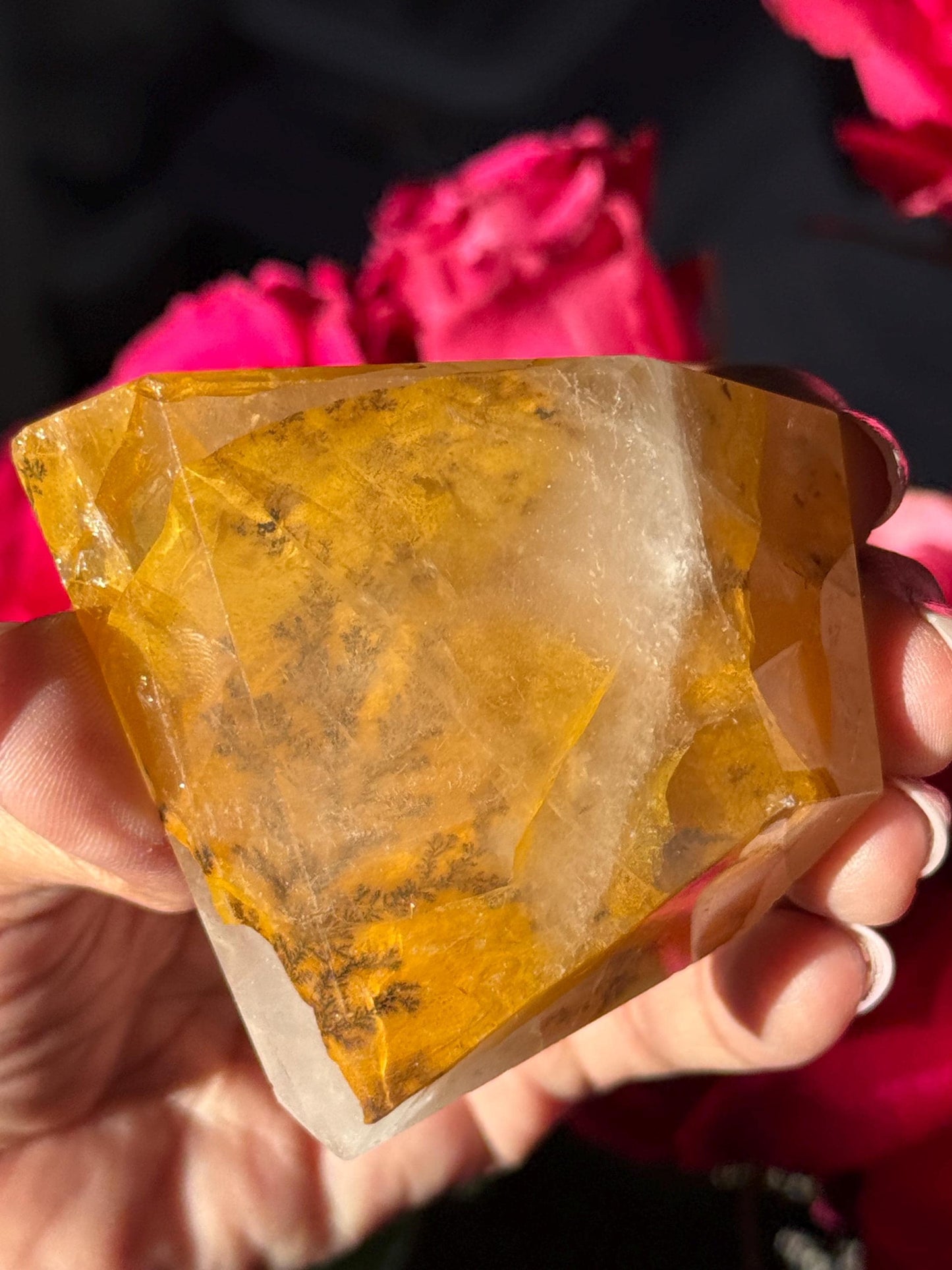 Dendritic Quartz, Girasol Quartz With Dendrites, Dendritic, Crystal Gifts