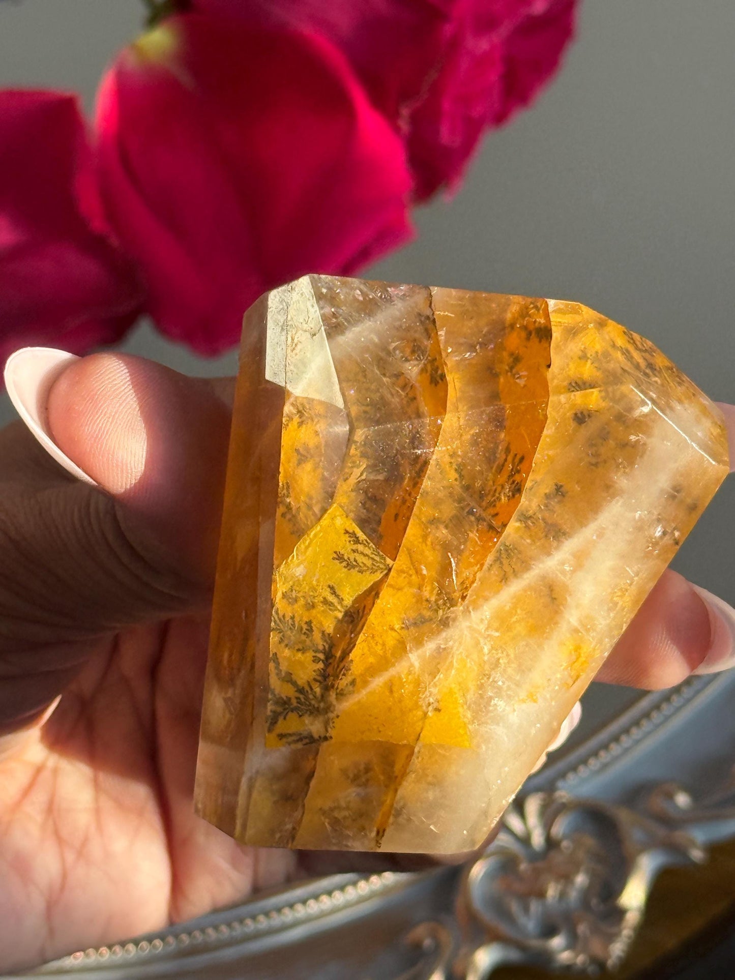 Dendritic Quartz, Girasol Quartz With Dendrites, Dendritic, Crystal Gifts