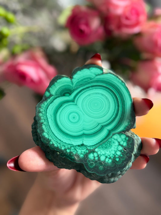 Druzy Malachite Slab, Polished Malachite, Malachite, Natural Home Decoration, Crystal Gifts For Friends,