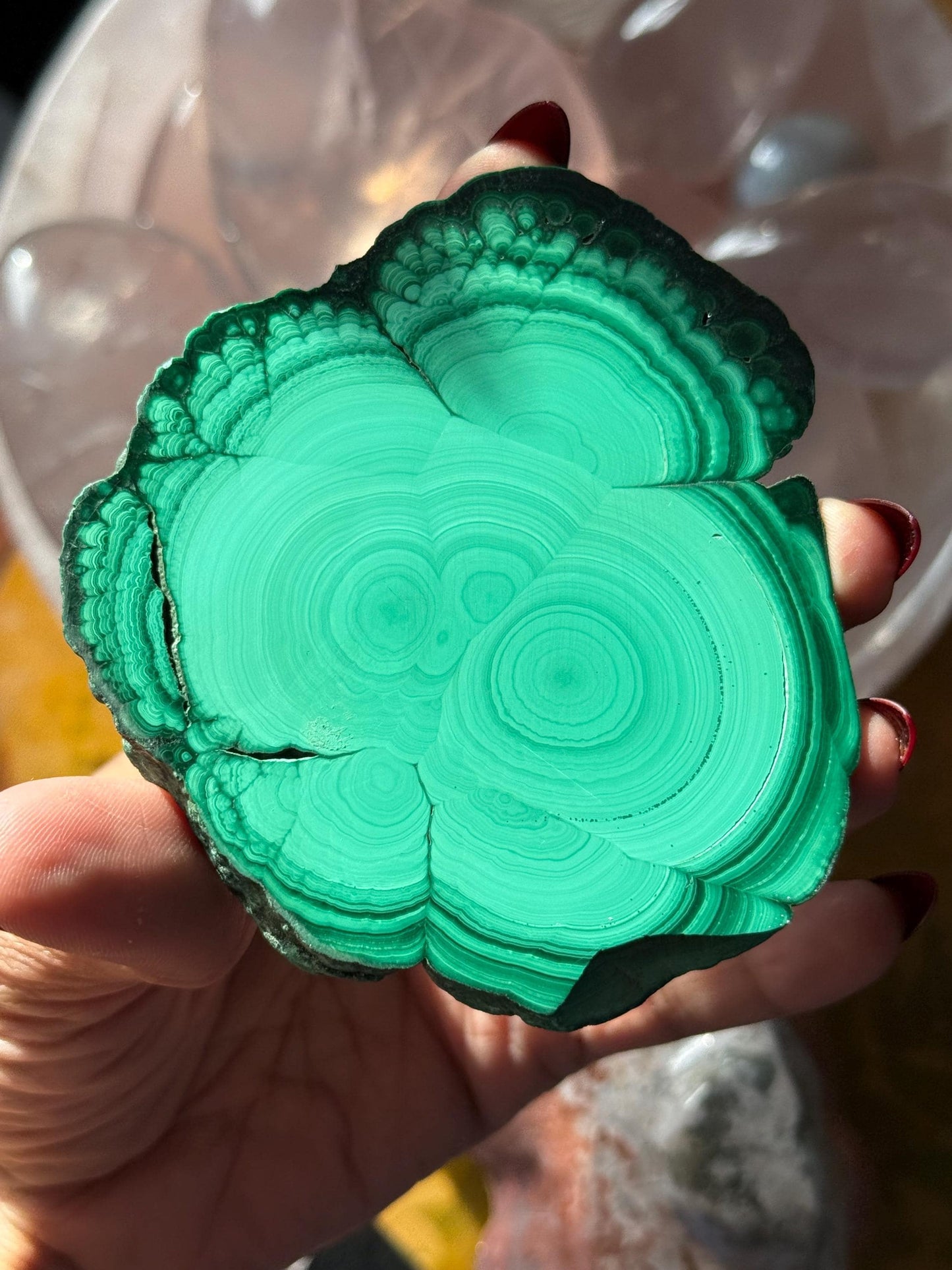 Druzy Malachite Slab, Polished Malachite, Malachite, Natural Home Decoration, Crystal Gifts For Friends,