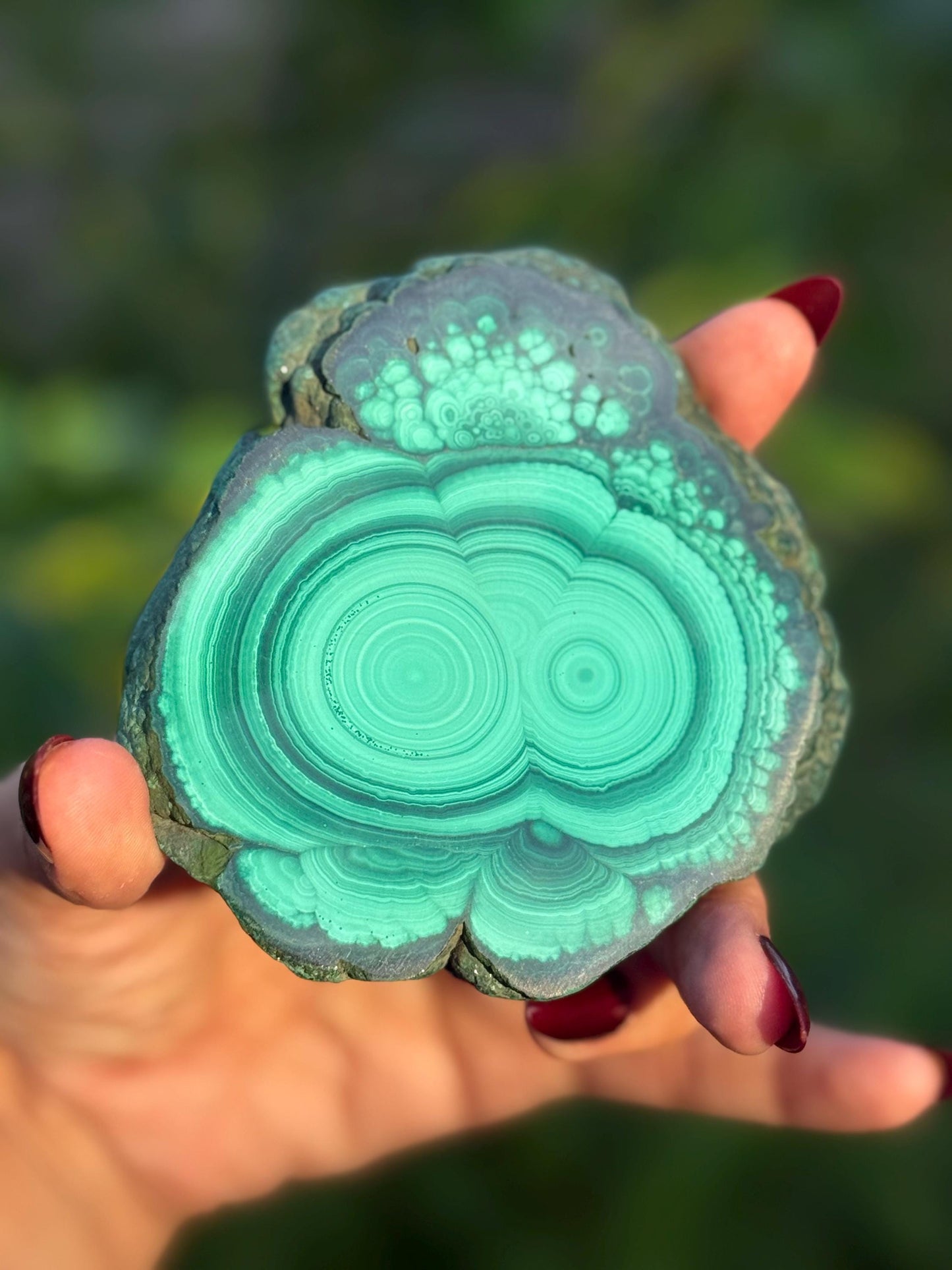 Druzy Malachite Slab, Polished Malachite, Malachite, Natural Home Decoration, Crystal Gifts For Friends,