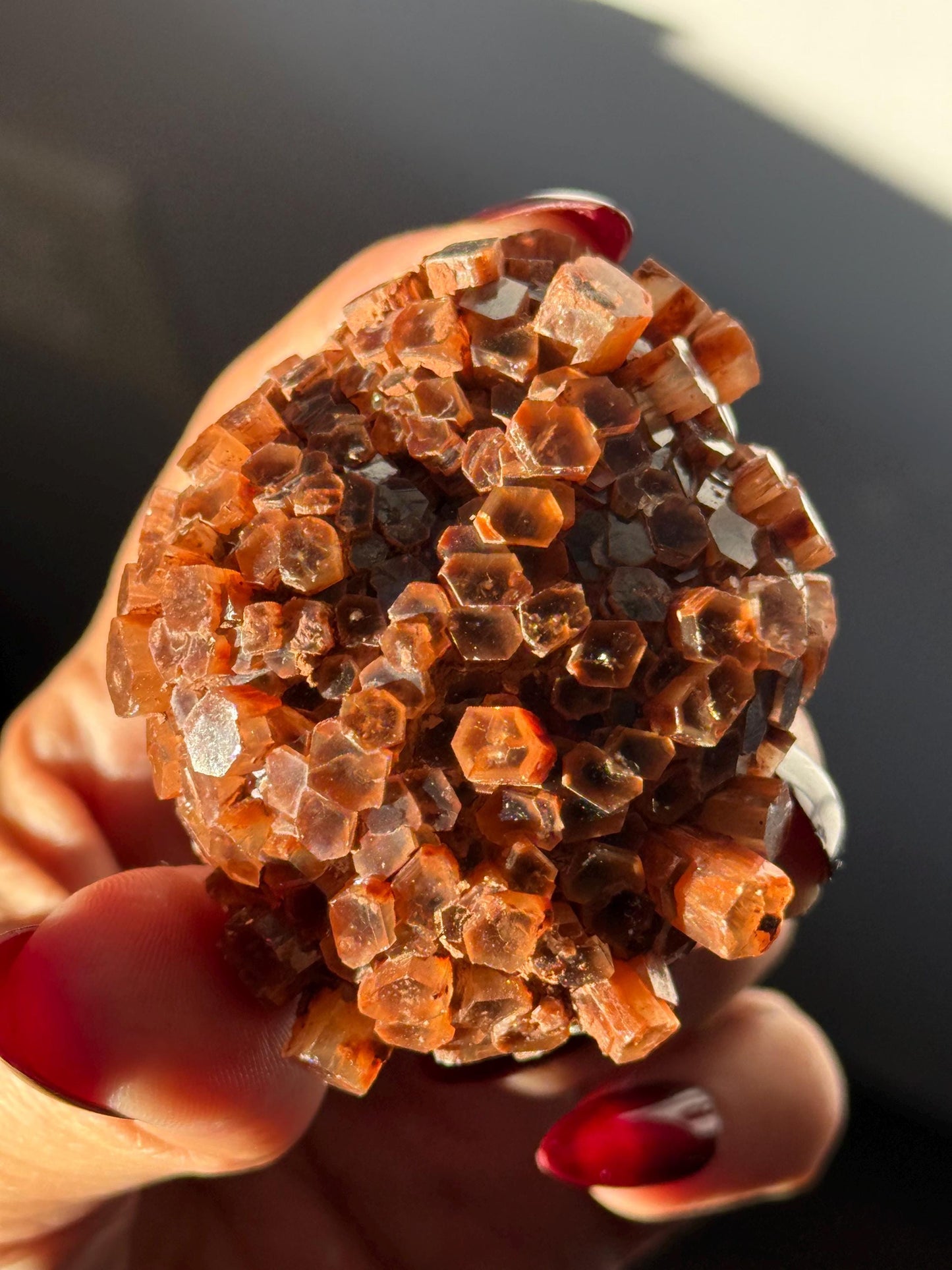 Aragonite Cluster, Raw Aragonite Cluster From Morocco, Aragonite, Fossils, Crystal Gifts