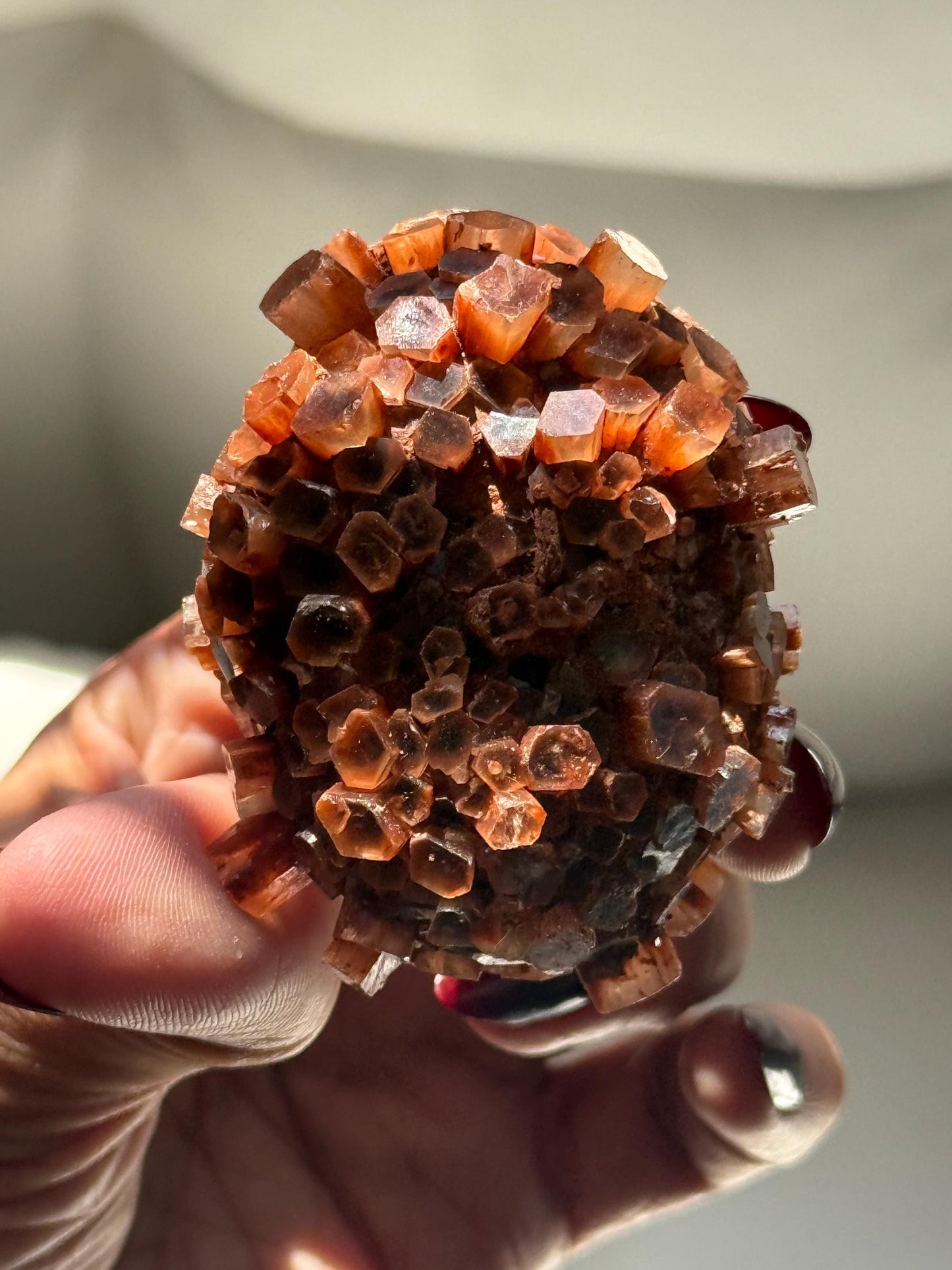 Aragonite Cluster, Raw Aragonite Cluster From Morocco, Aragonite, Fossils, Crystal Gifts
