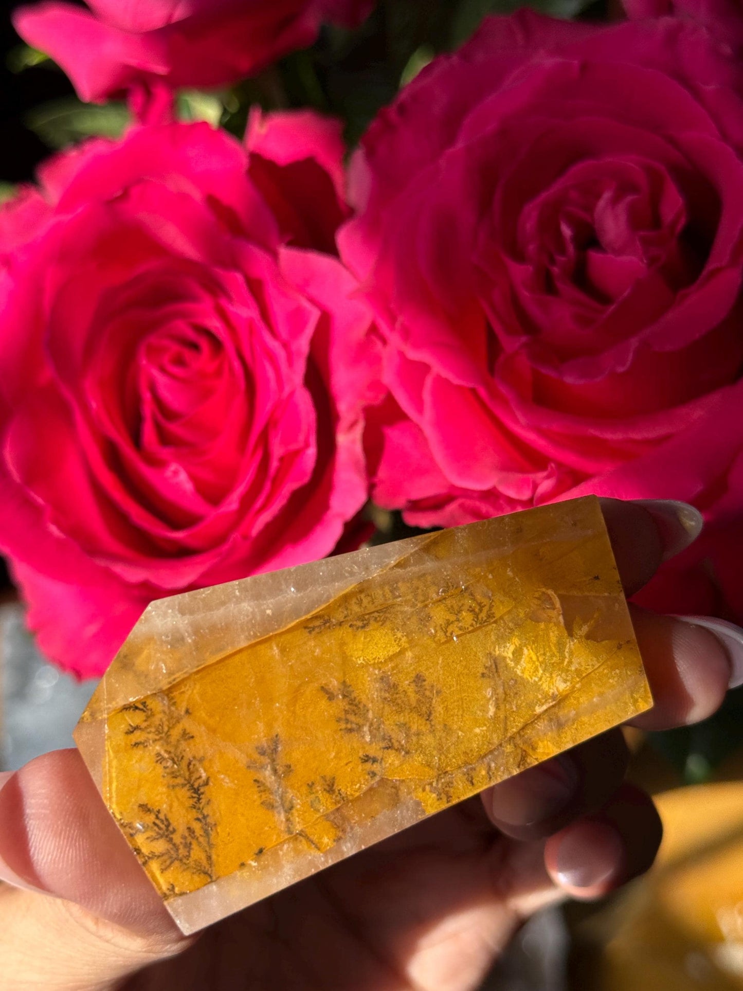 Dendritic Quartz, Girasol Quartz With Dendrites, Dendritic, Healing Crystals, Crystals, Crystals Gift, Metaphysical Crystals 65 mm