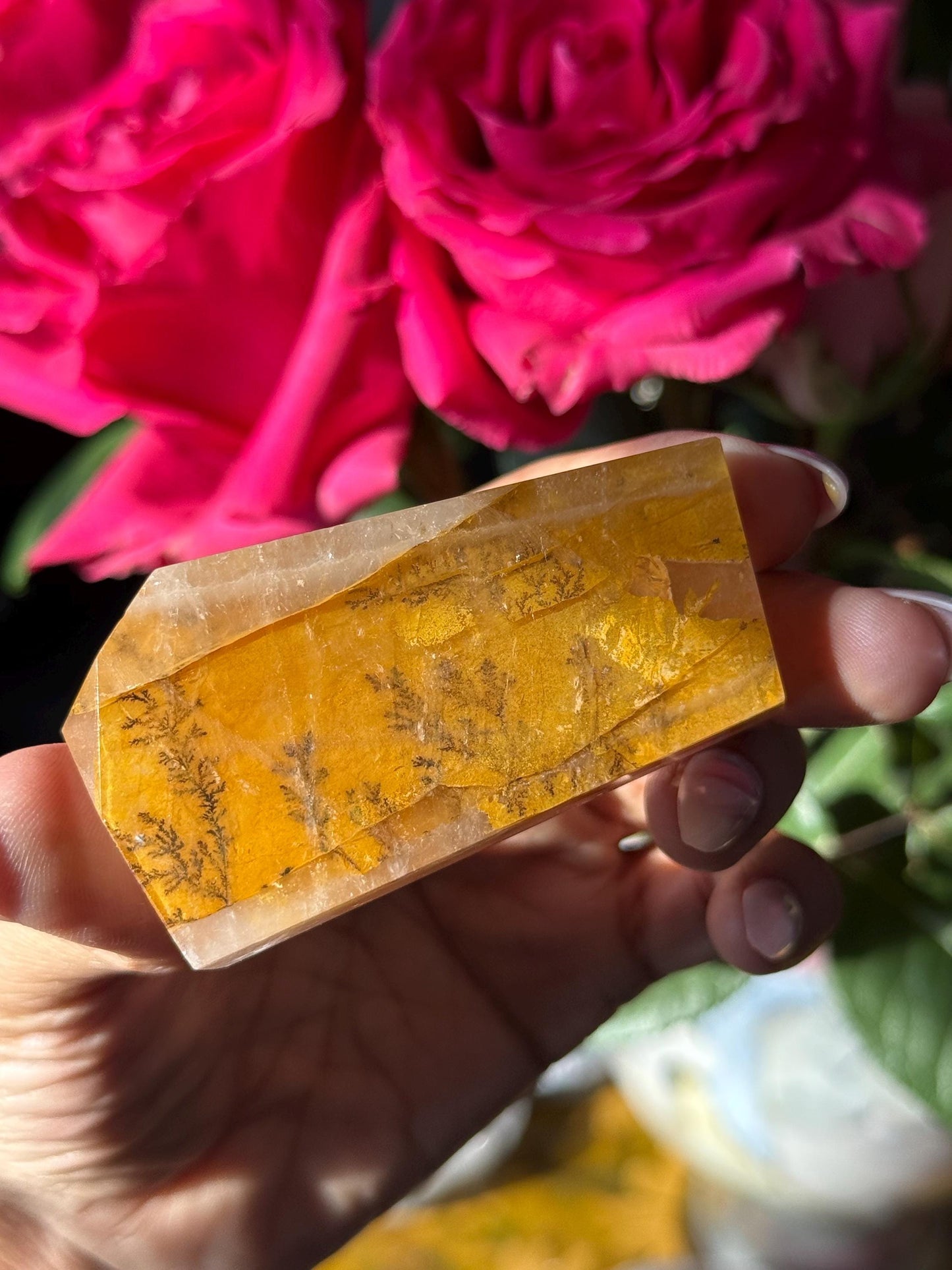 Dendritic Quartz, Girasol Quartz With Dendrites, Dendritic, Healing Crystals, Crystals, Crystals Gift, Metaphysical Crystals 65 mm