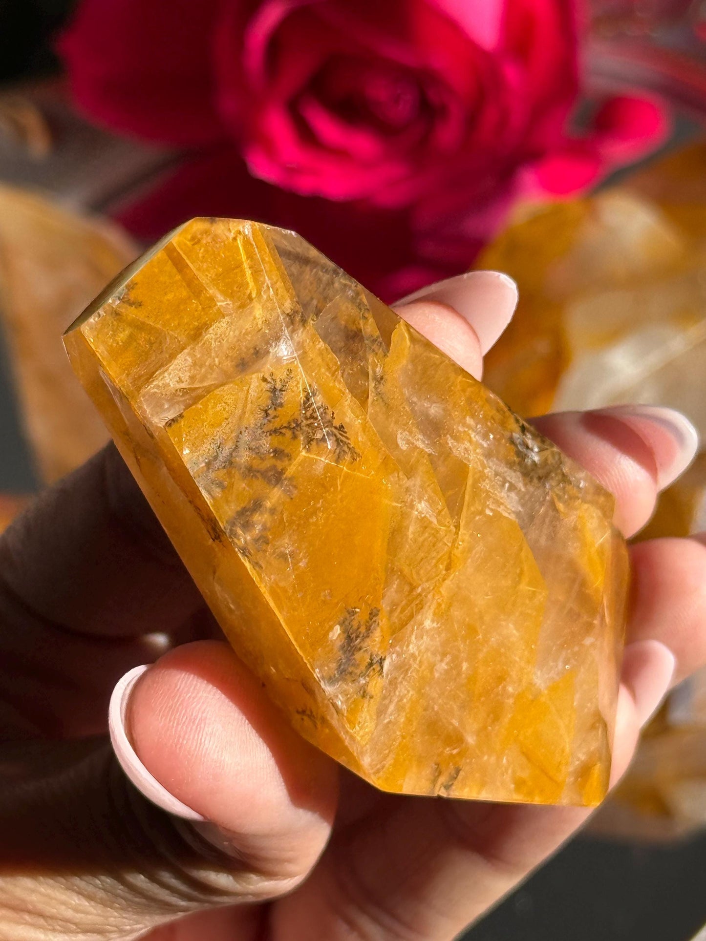 Dendritic Quartz, Girasol Quartz With Dendrites, SMALL