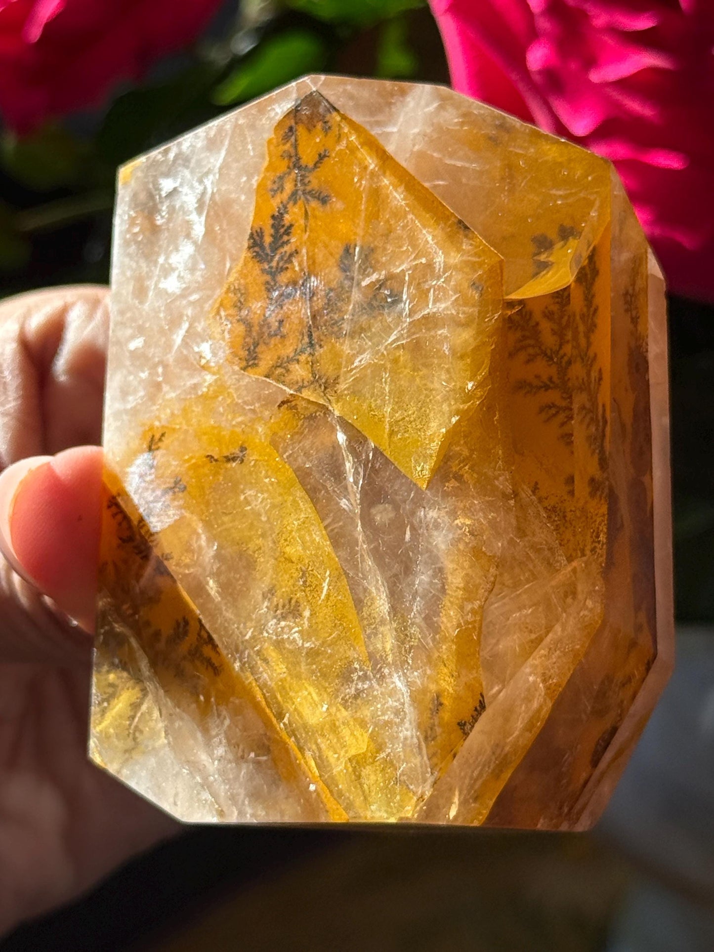 Dendritic Quartz, Girasol Quartz With Dendrites, Dendritic, Crystal Gifts