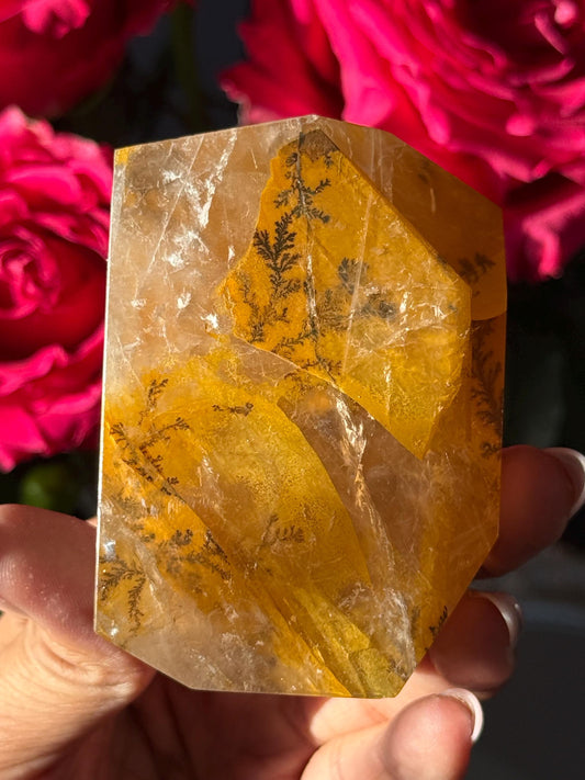 Dendritic Quartz, Girasol Quartz With Dendrites, Dendritic, Crystal Gifts