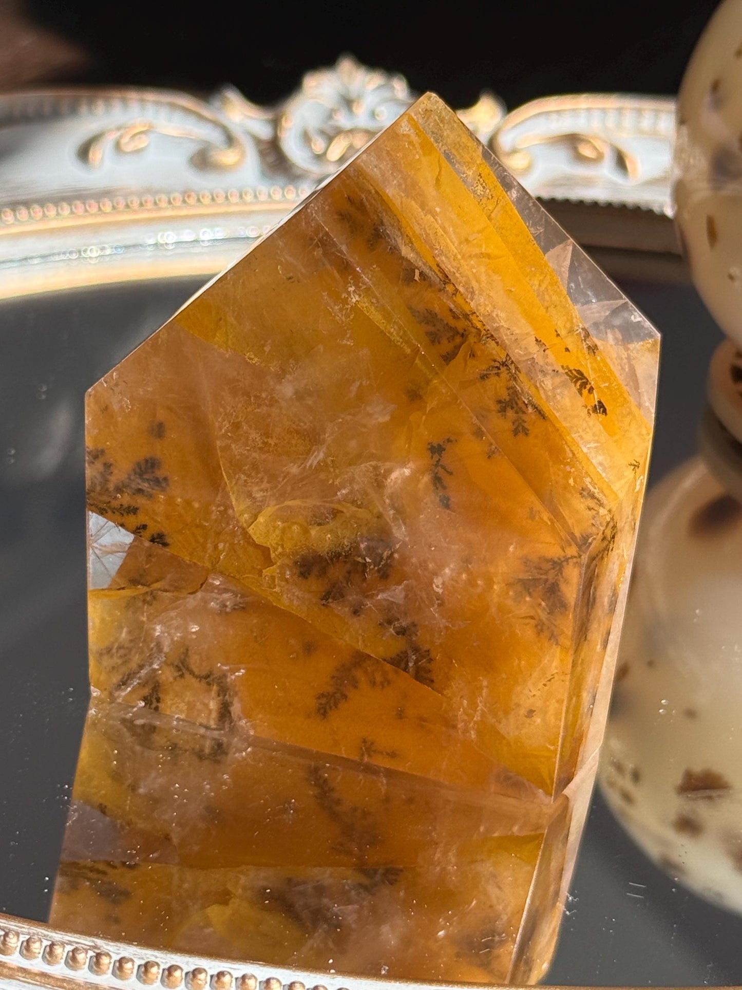 Dendritic Quartz, Girasol Quartz With Dendrites, Dendritic, Crystal Gifts