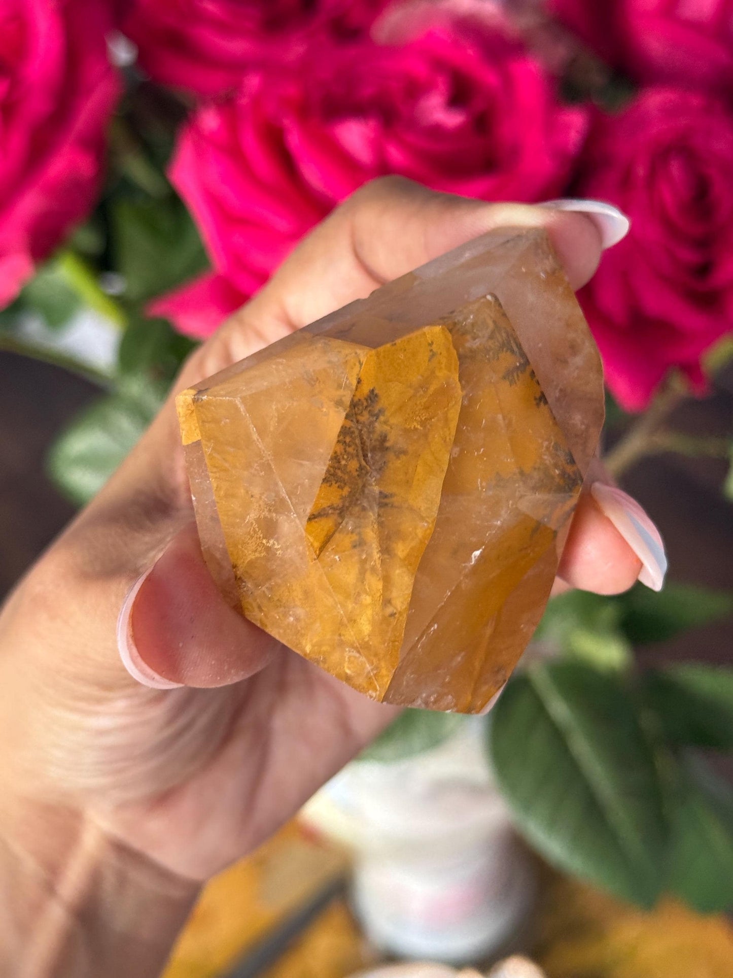 Dendritic Quartz, Girasol Quartz With Dendrites, Dendritic, Crystal Gifts