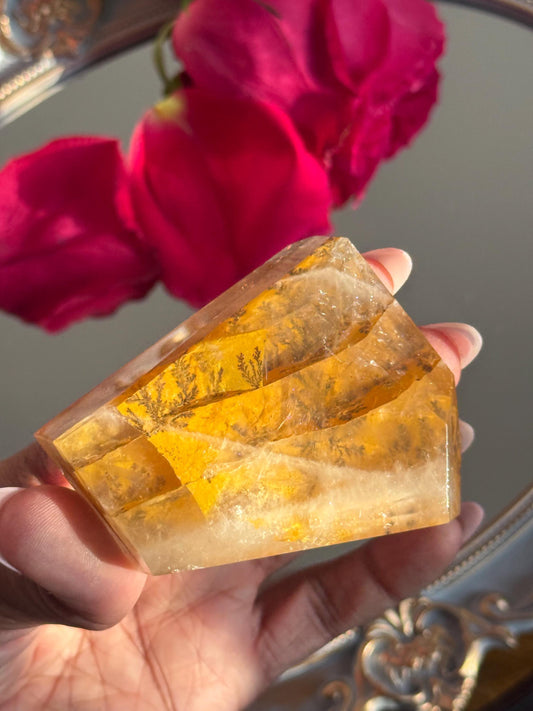 Dendritic Quartz, Girasol Quartz With Dendrites, Dendritic, Crystal Gifts