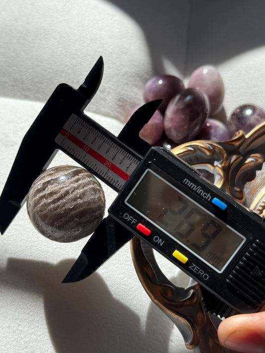Thousand Layer Crystal Sphere, Mini Lodolite Sphere