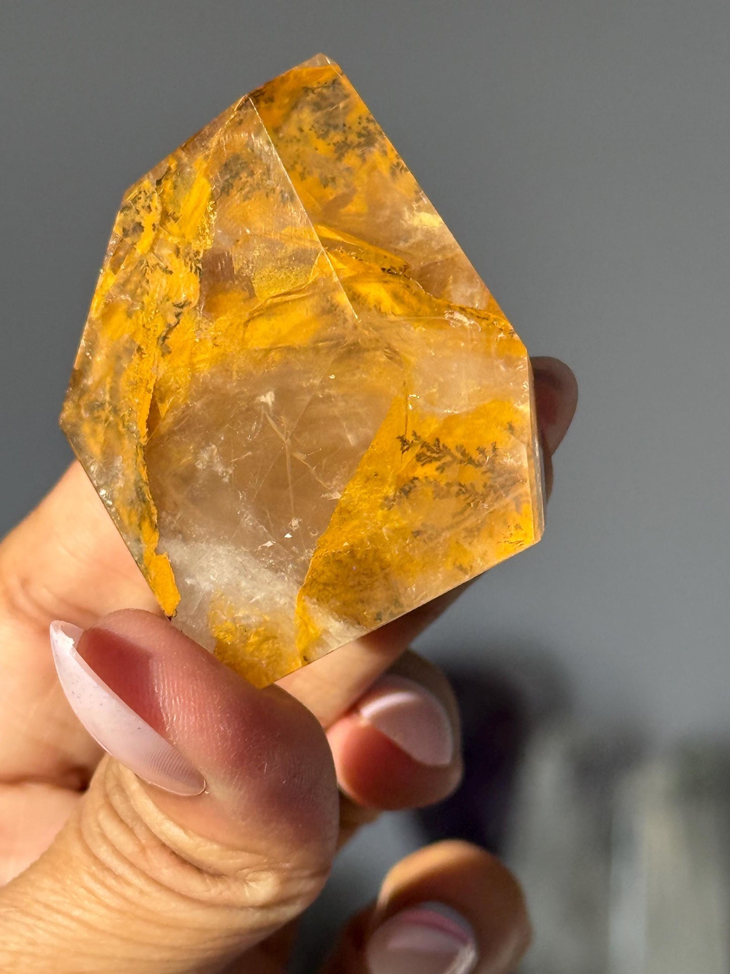 Dendritic Quartz, Girasol Quartz With Dendrites, Dendritic, Crystal Gifts