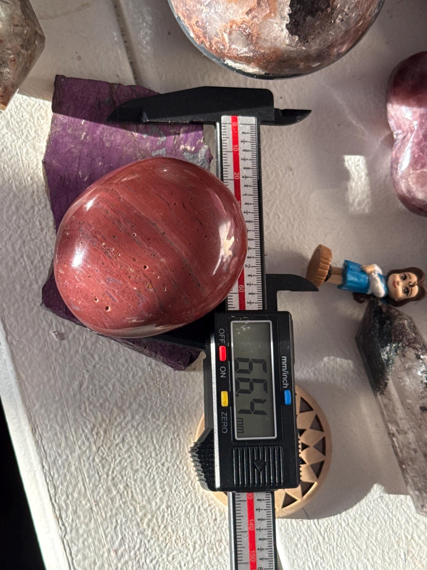 Ocean Jasper Palm Stone, Red Ocean Jasper, Purple Ocean Jasper Stone, Ocean Jasper, Worry Stone, Chakra Palm Stones, crystals for healing,