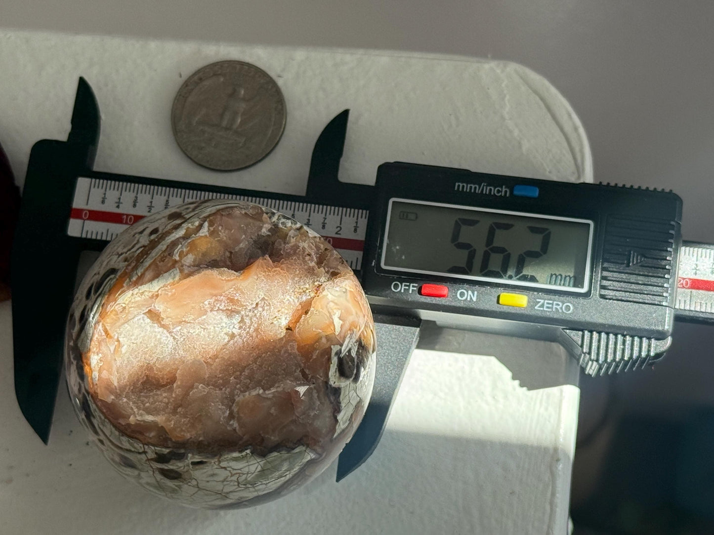 Druzy Pink Money Agate, Money Agate Sphere, Indonesian agate, Healing Crystals