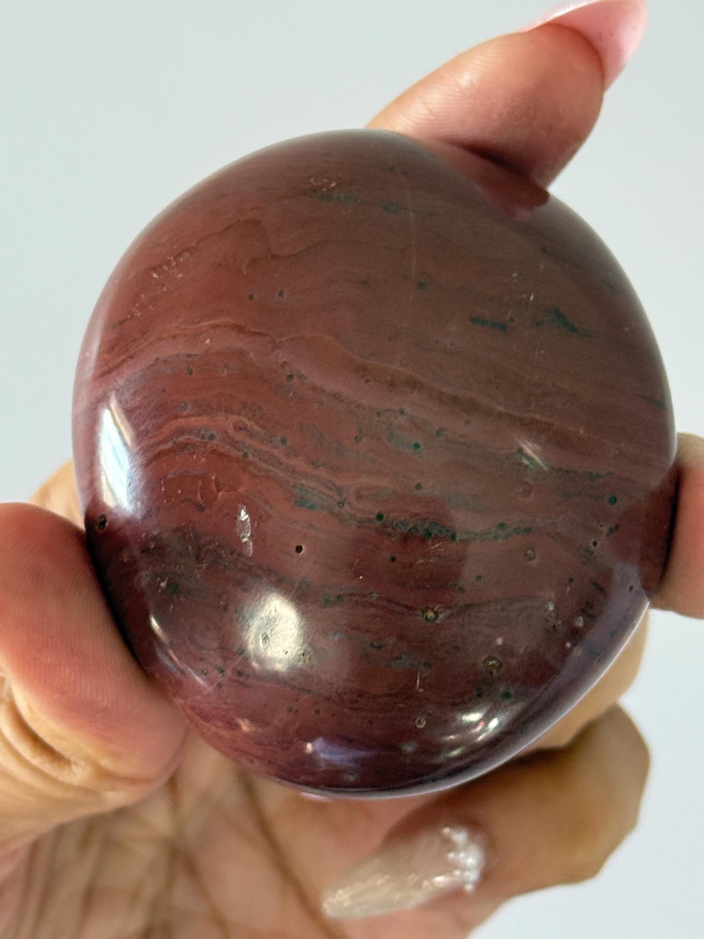 Ocean Jasper Palm Stone, Red Ocean Jasper, Purple Ocean Jasper Stone, Ocean Jasper, Worry Stone, Chakra Palm Stones, crystals for healing,