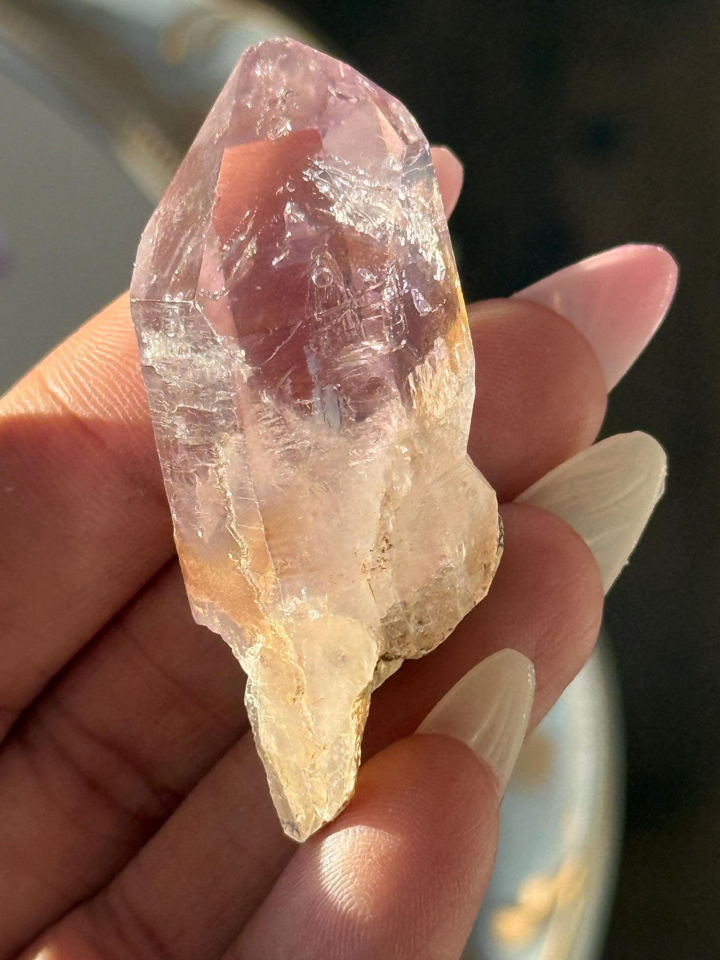 Vera Cruz Amethyst Crystal, Rare Collector Piece with Water Bubble