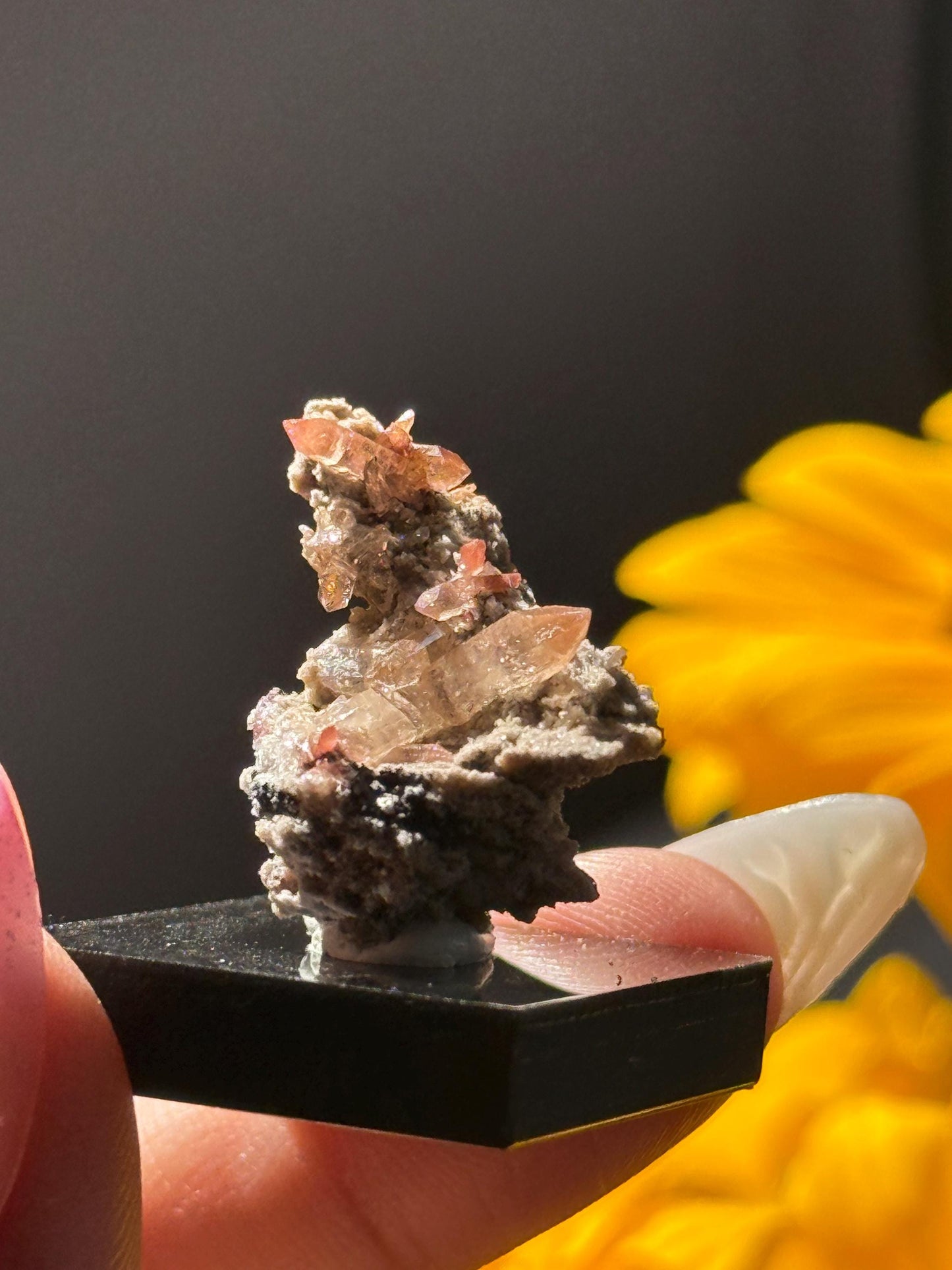 Topaz on Matrix From Mexico, Natural Topaz from San Luis Potosí, MX, Raw Mineral Specimen