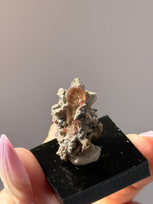 Topaz on Matrix From Mexico, Natural Topaz from San Luis Potosí, MX, Raw Mineral Specimen