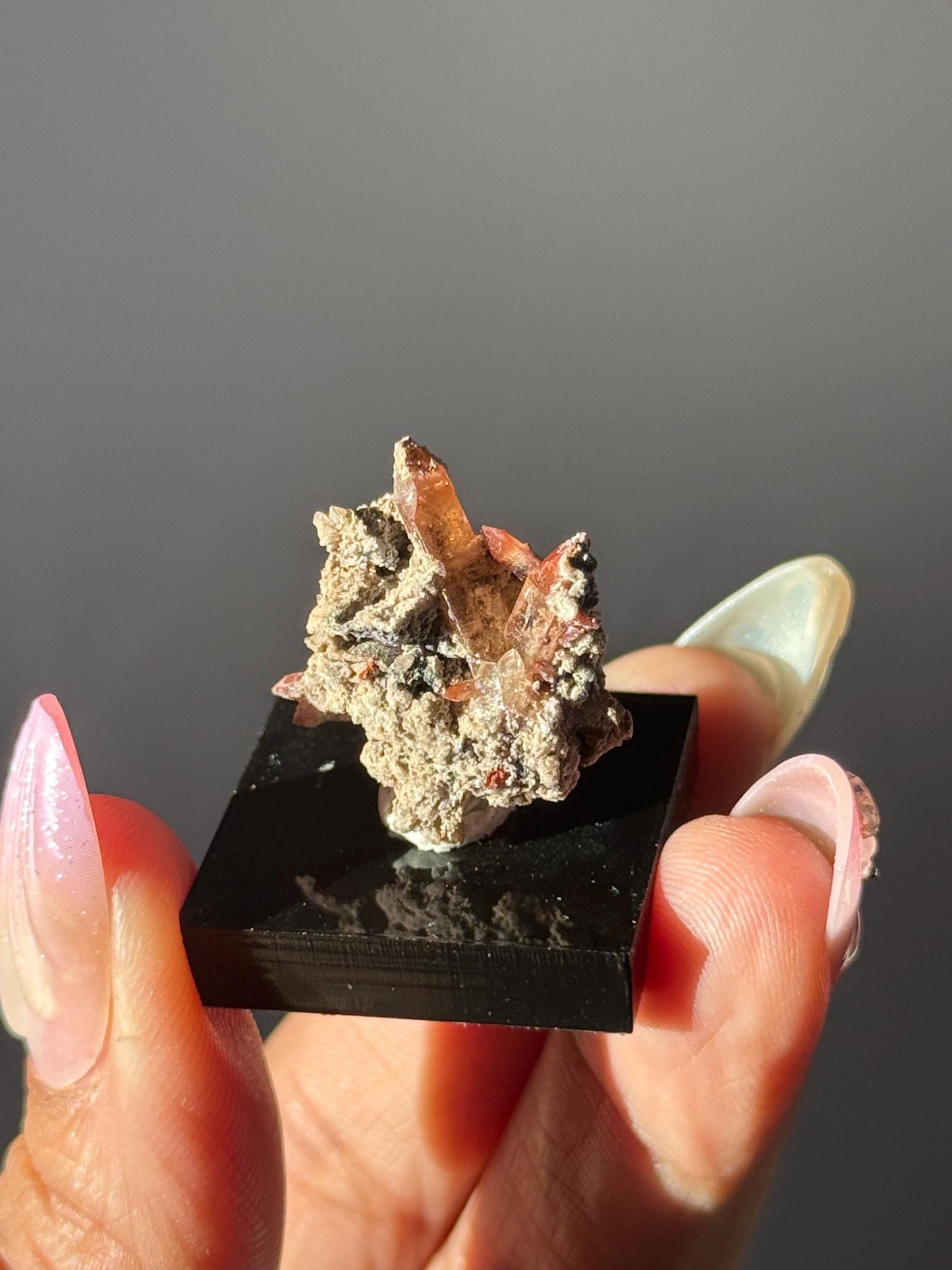 Topaz on Matrix From Mexico, Natural Topaz from San Luis Potosí, MX, Raw Mineral Specimen