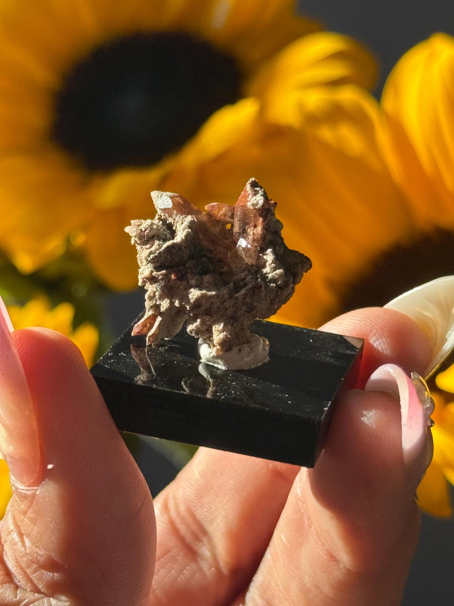 Topaz on Matrix From Mexico, Natural Topaz from San Luis Potosí, MX, Raw Mineral Specimen