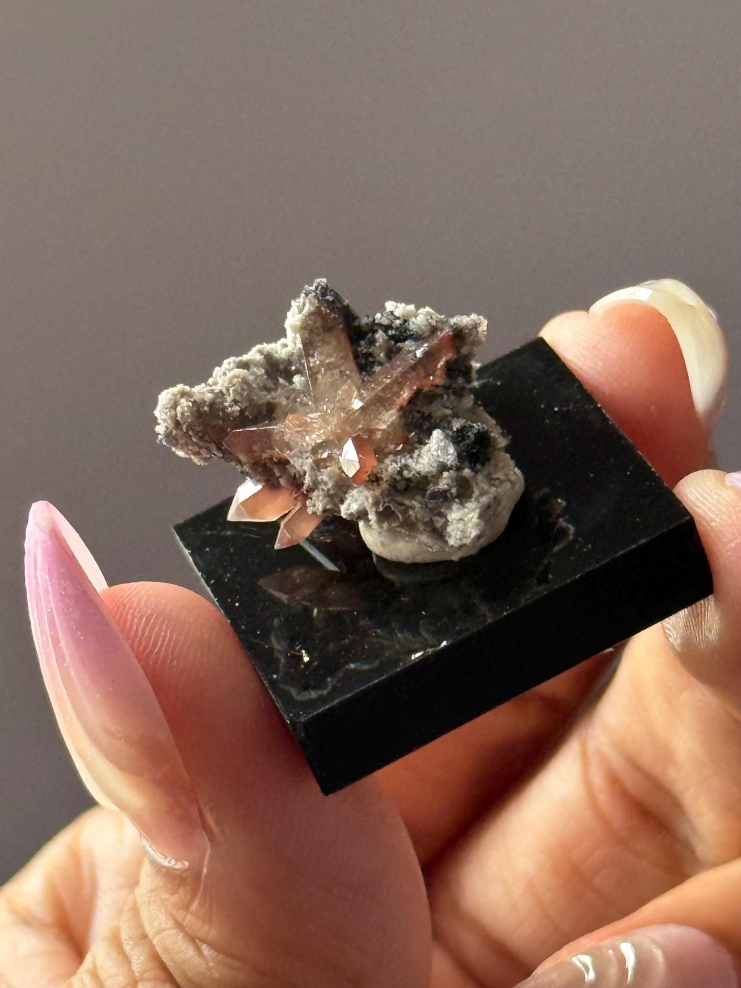 Topaz on Matrix From Mexico, Natural Topaz from San Luis Potosí, MX, Raw Mineral Specimen