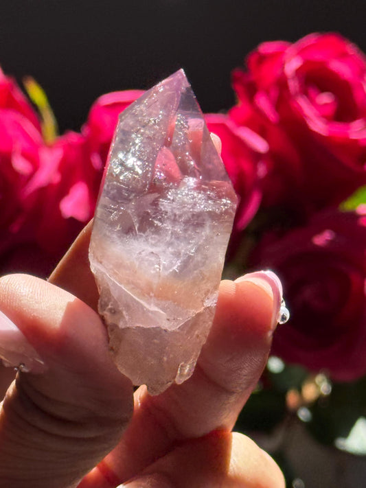 Vera Cruz Amethyst Crystal, Rare Collector Piece with Water Bubble