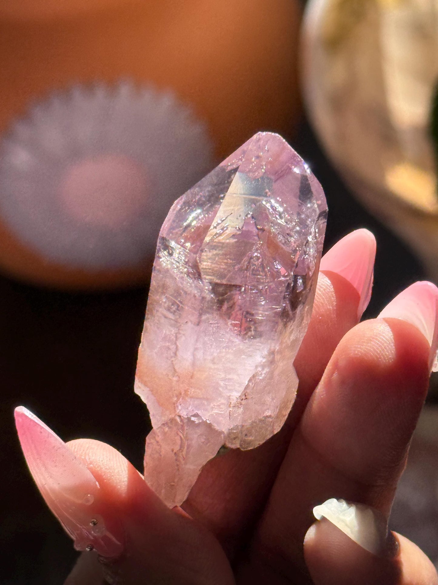 Vera Cruz Amethyst Crystal, Rare Collector Piece with Water Bubble